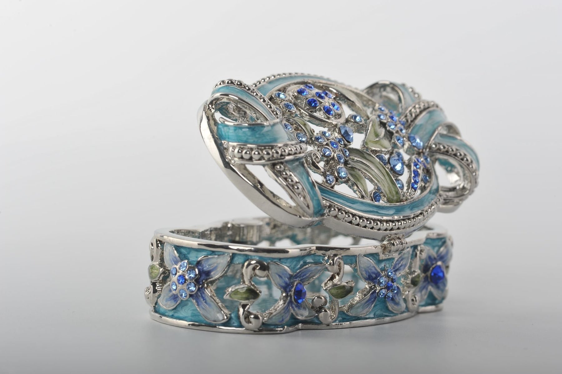 Keren Kopal Light Blue with Flowers Box