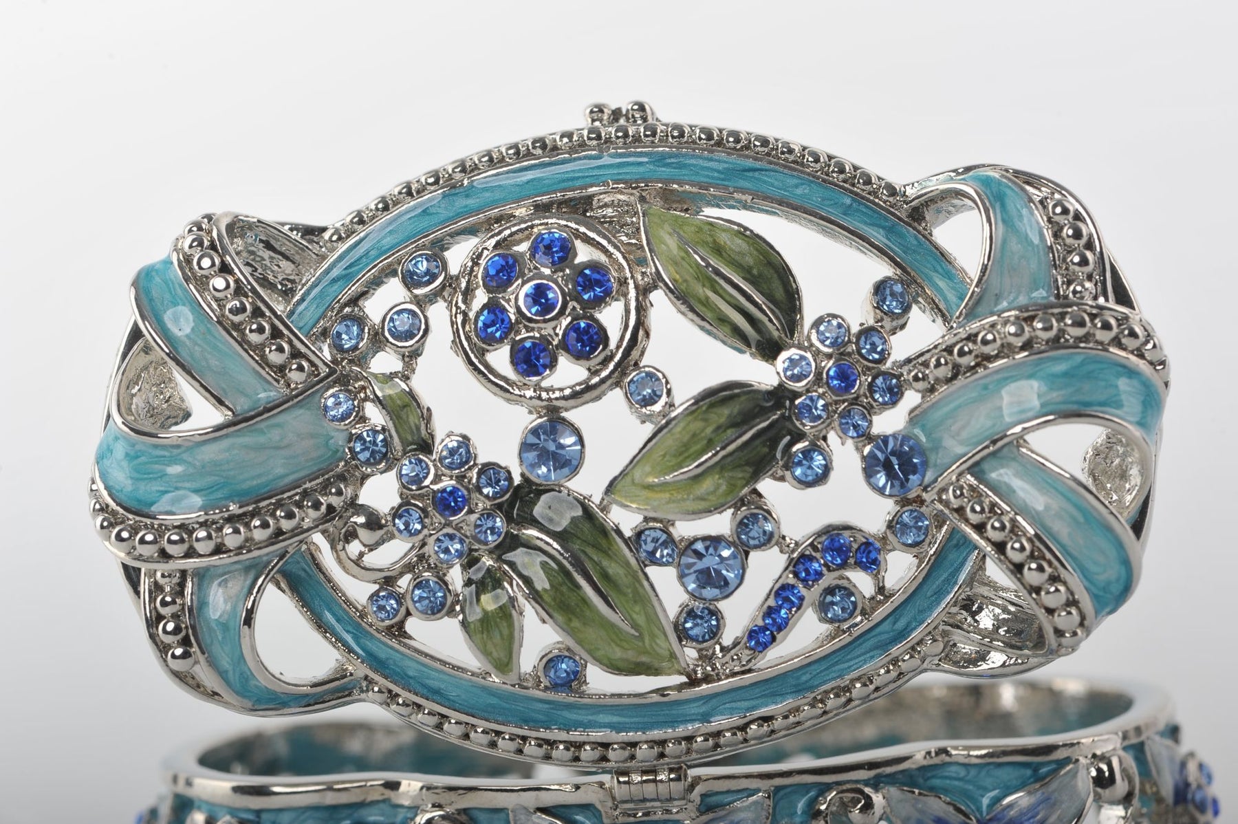 Keren Kopal Light Blue with Flowers Box