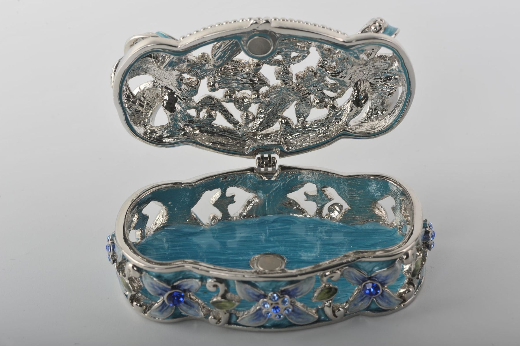 Keren Kopal Light Blue with Flowers Box