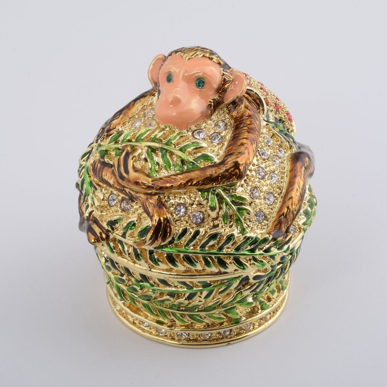 Keren Kopal Monkey Hugging a Tree Box