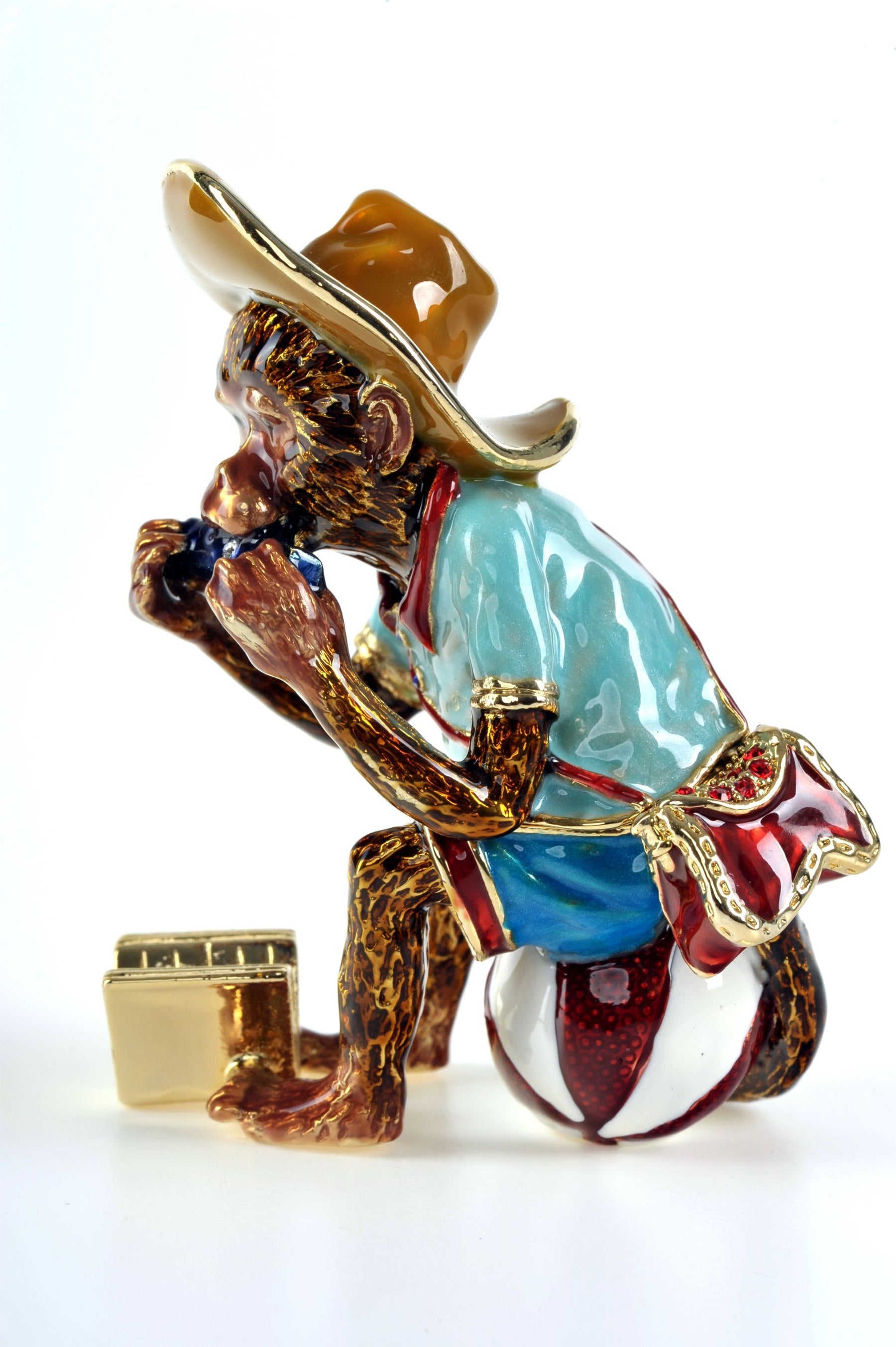 Keren Kopal Monkey Playing the Harmonica