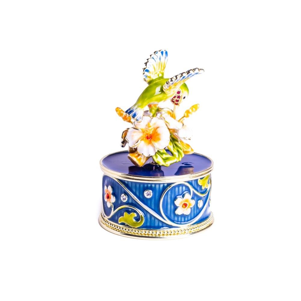 Keren Kopal Hummingbird and Flower Music Box