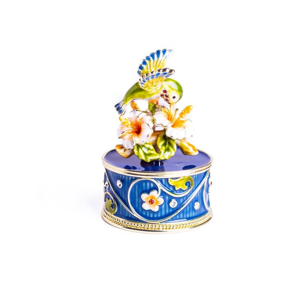 Keren Kopal Hummingbird and Flower Music Box