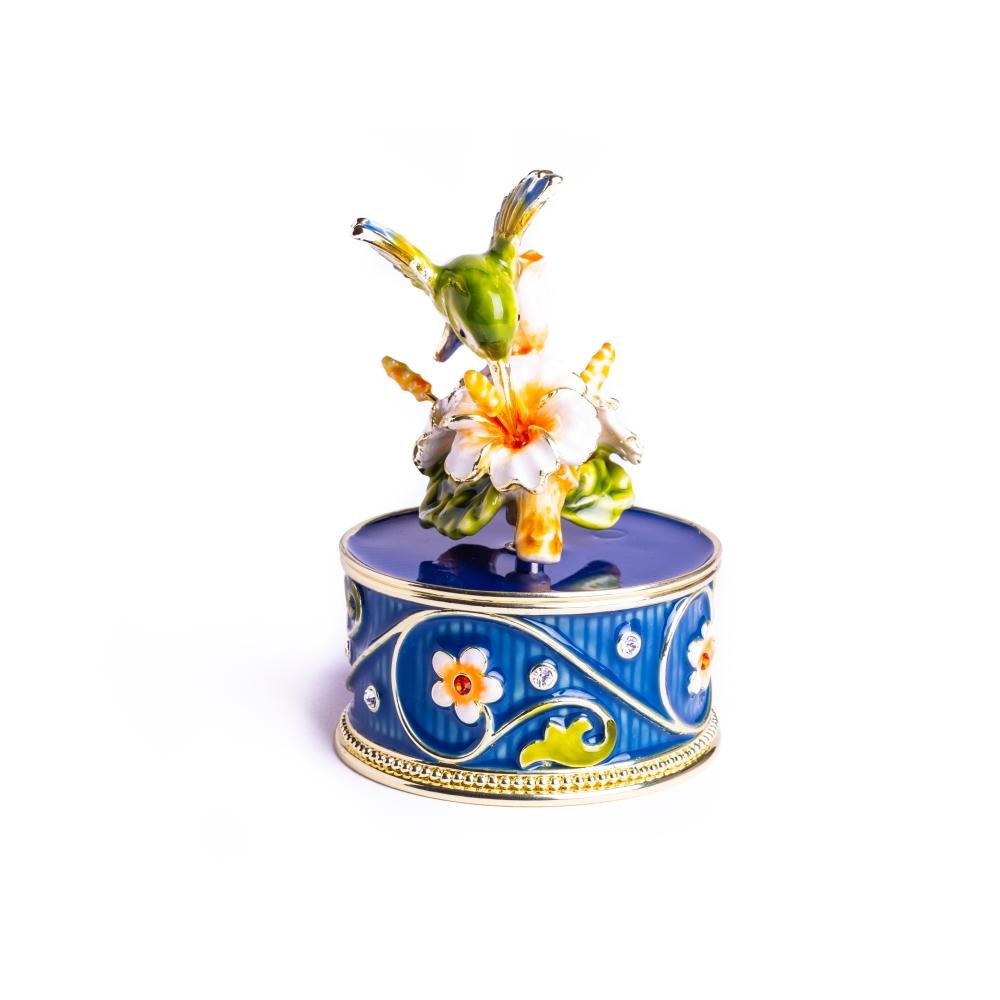 Keren Kopal Hummingbird and Flower Music Box