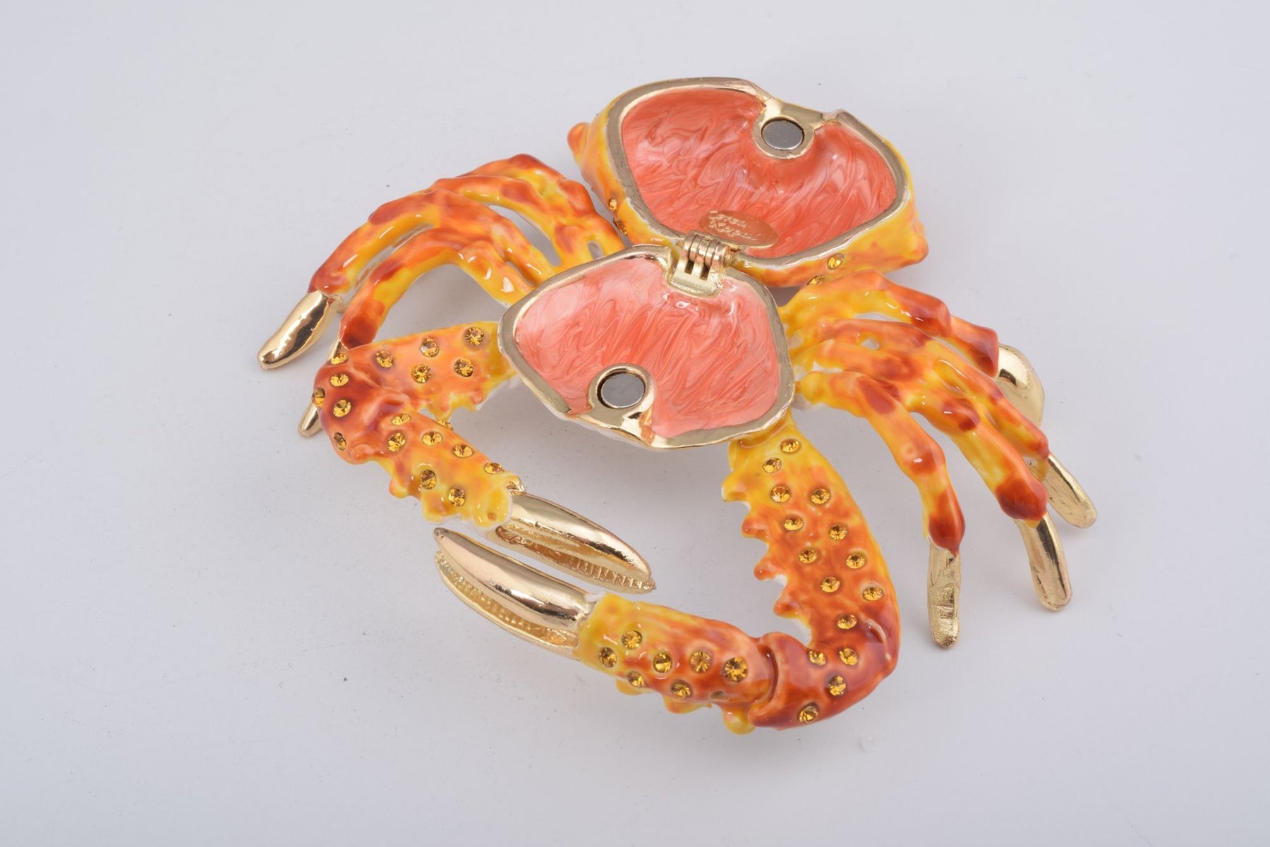 Keren Kopal Orange Crab trinket box