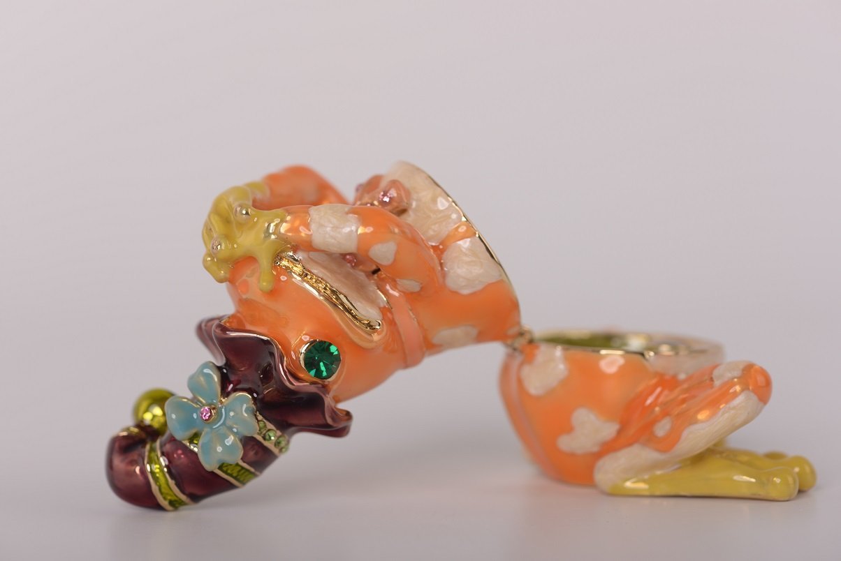 Keren Kopal Orange Speak No Evil Frog