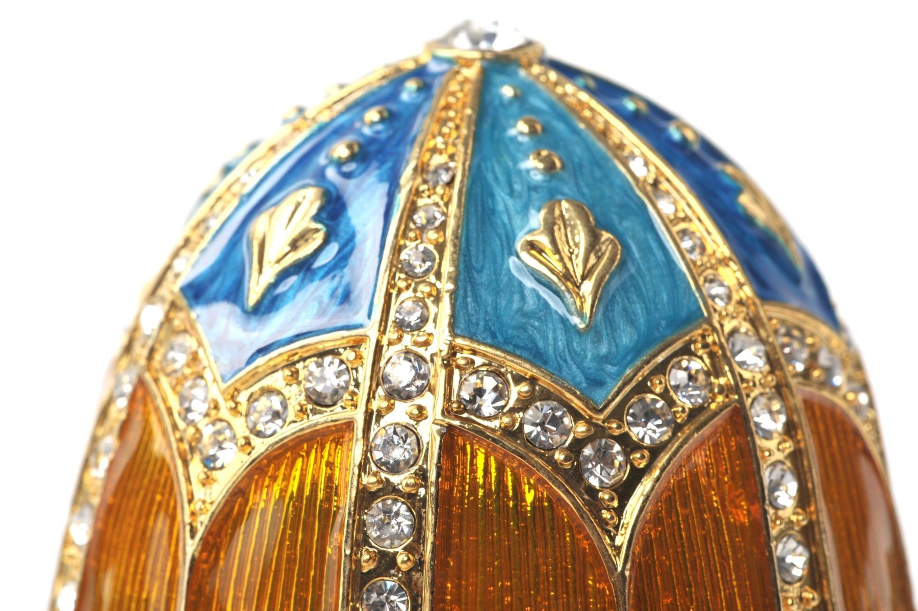 Keren Kopal Orange & Blue Faberge Egg