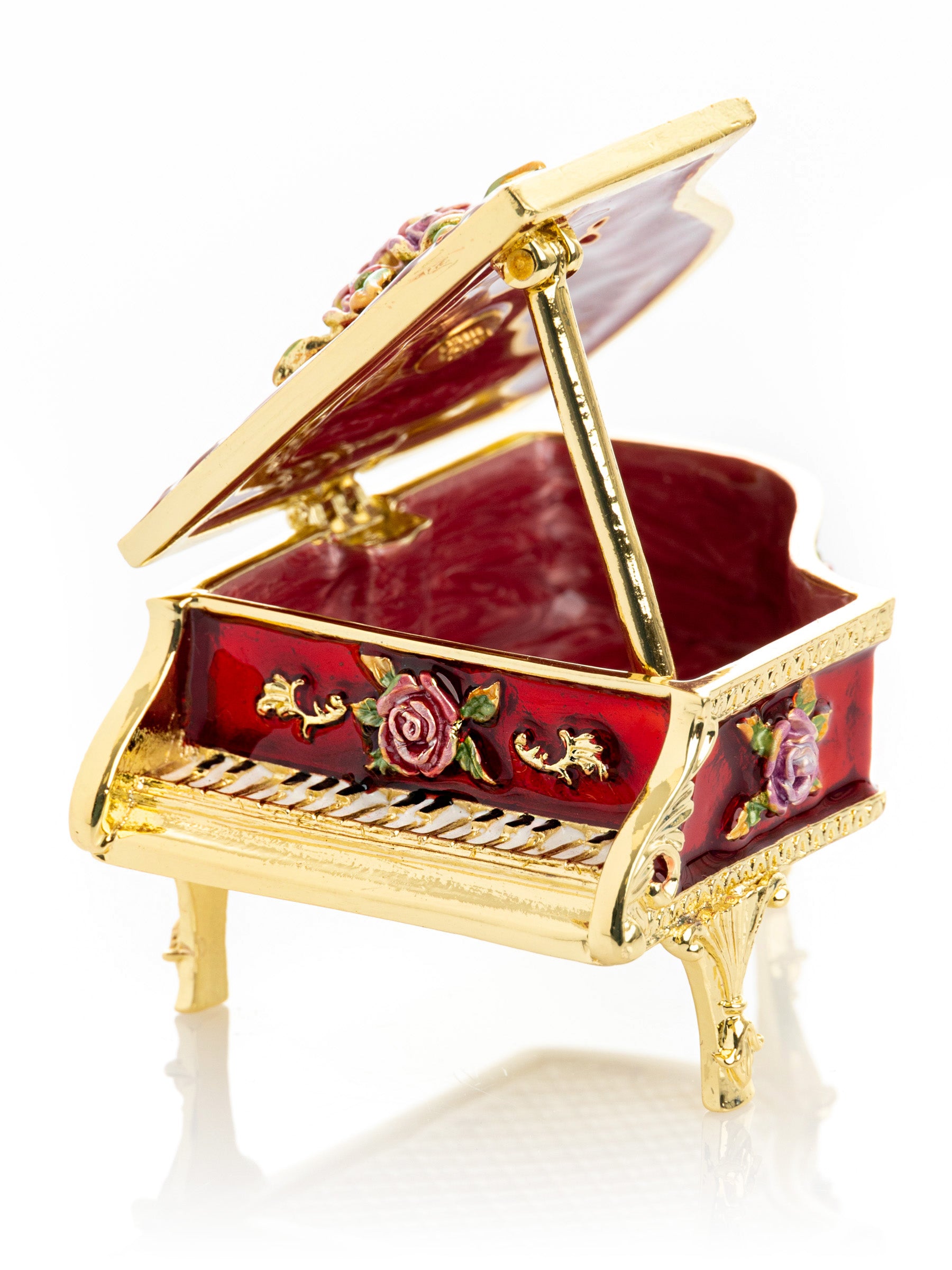 Keren Kopal Red Piano Trinket Box