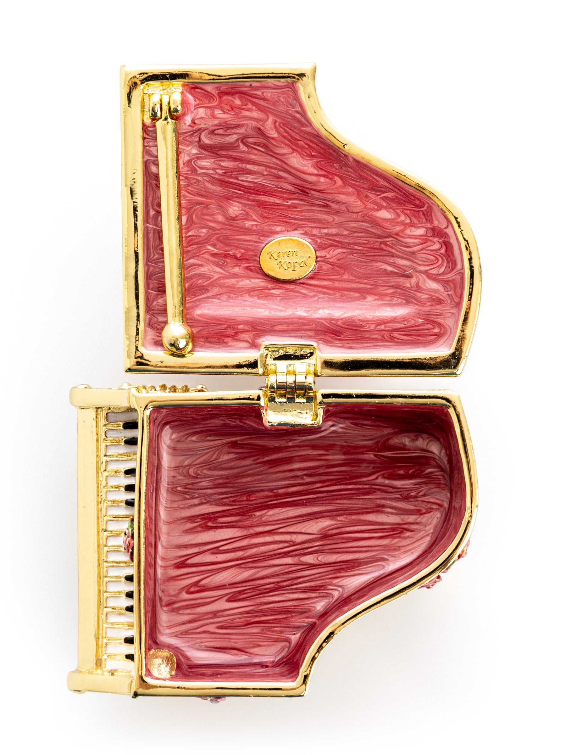 Keren Kopal Red Piano Trinket Box