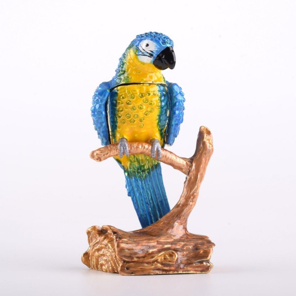 Keren Kopal Parrot Trinket Box