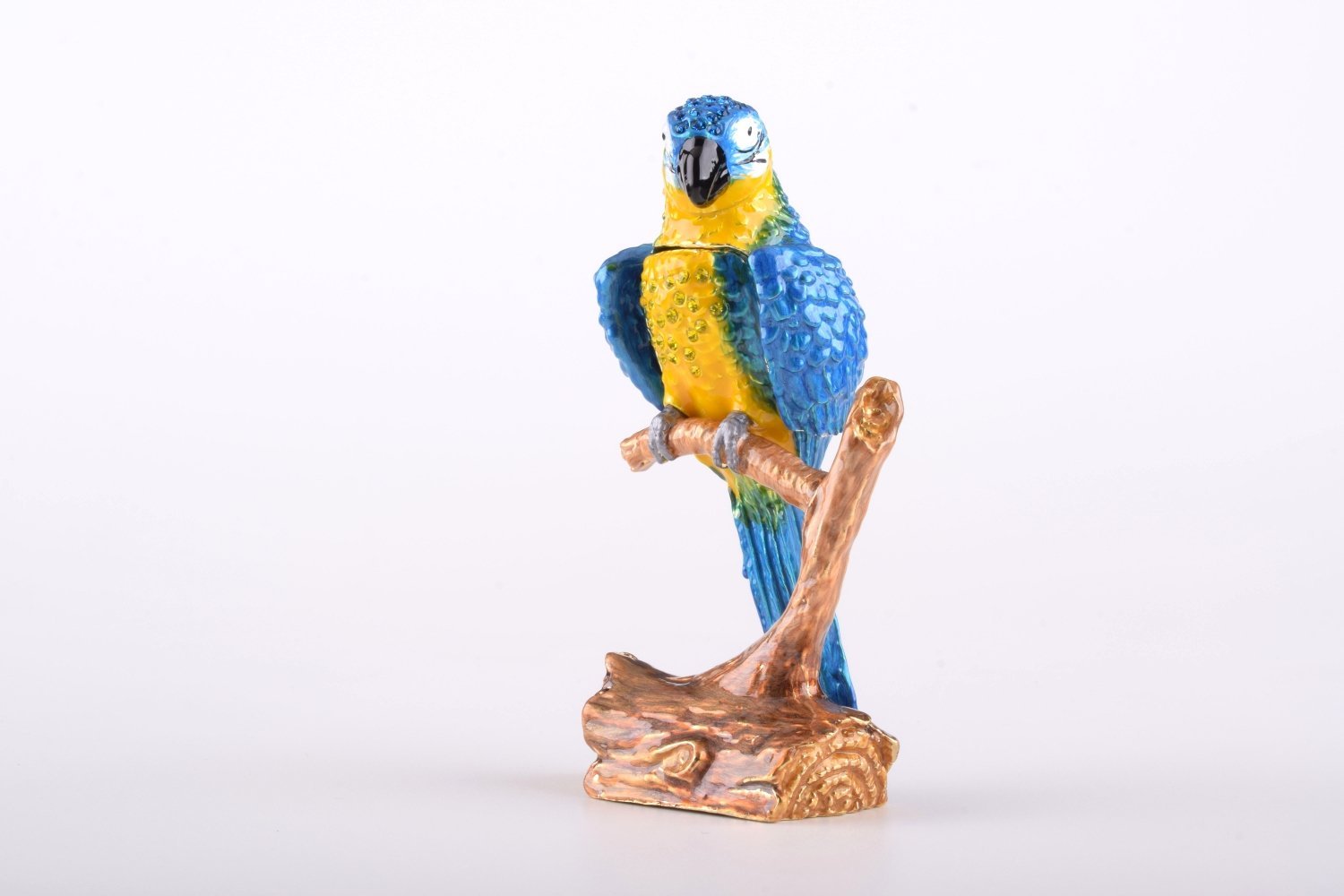 Keren Kopal Parrot Trinket Box