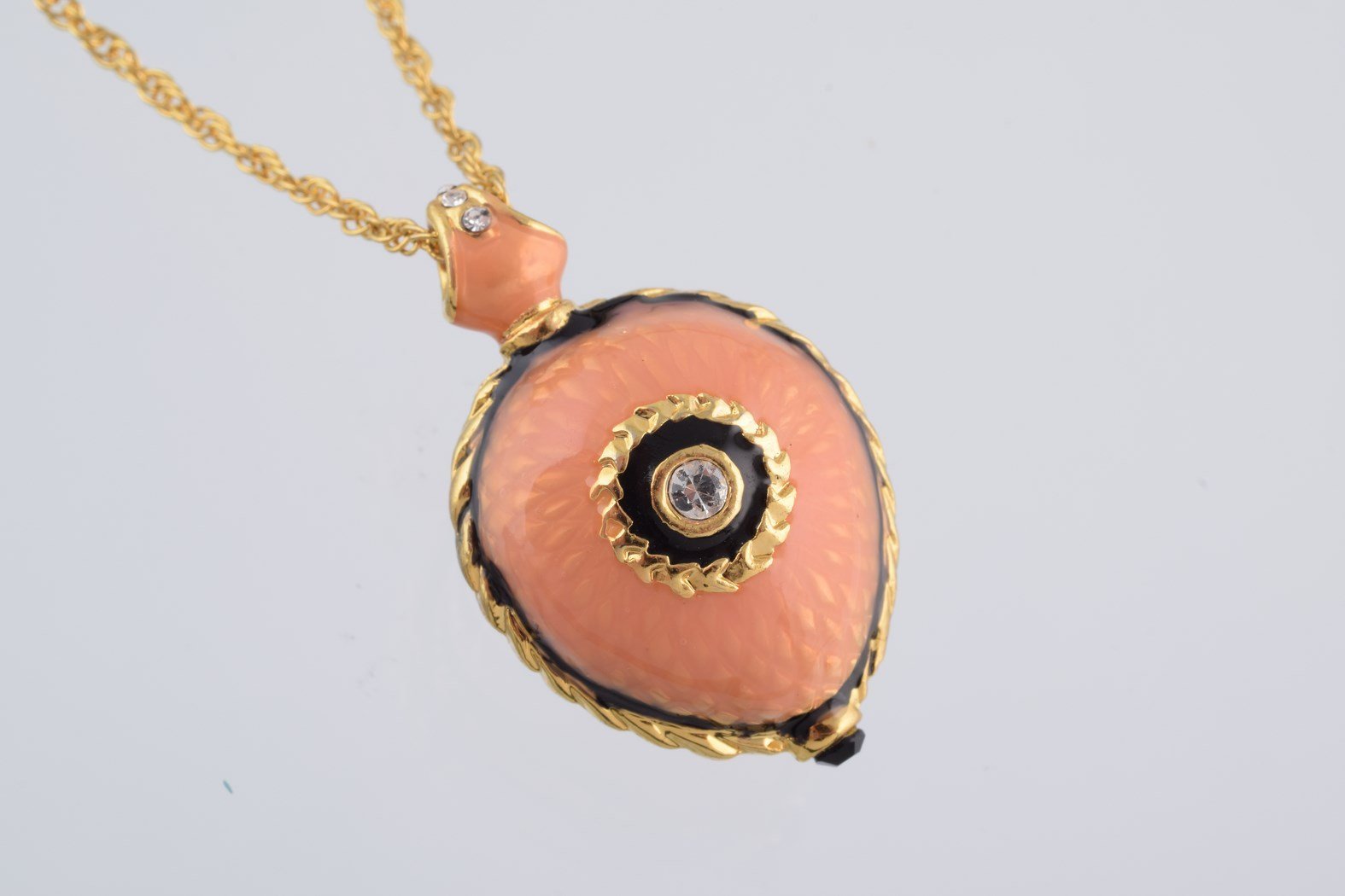 Keren Kopal Peach Love Egg Pendant Necklace