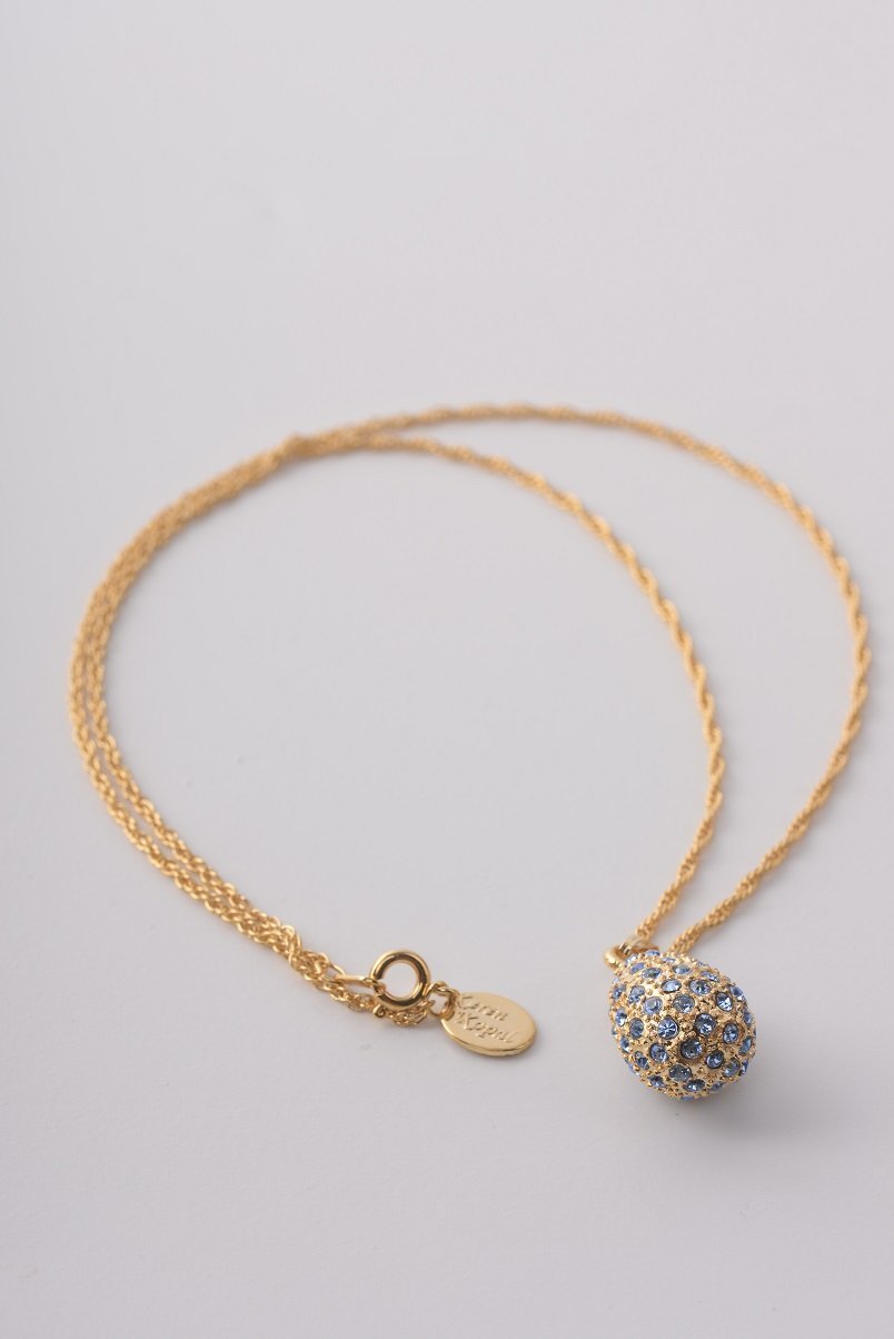 Keren Kopal Golden Blue Egg Pendant Necklace