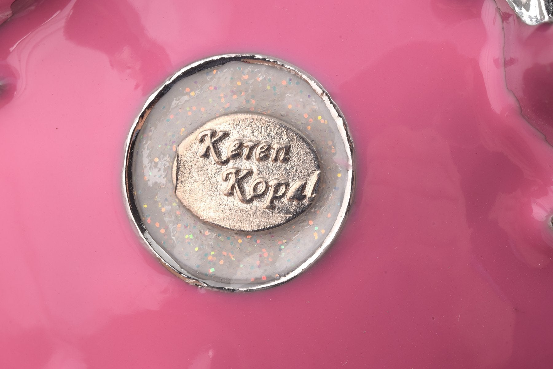 Keren Kopal Pink Musical Carousel Faberge Egg with White Royal Horses