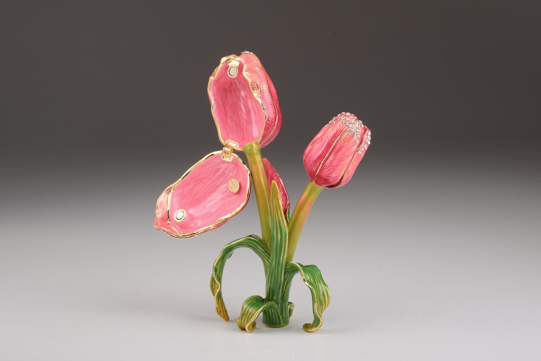 Keren Kopal Pink Rose Trinket Box