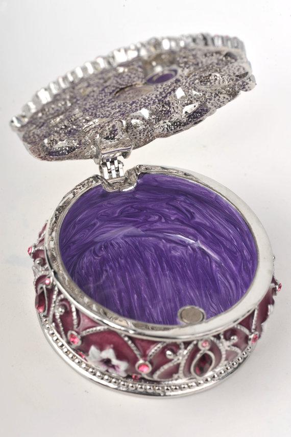 Keren Kopal Pink & Magenta Trinket Box