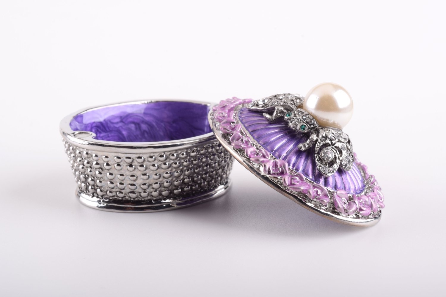 Keren Kopal Purple Box with Pearl