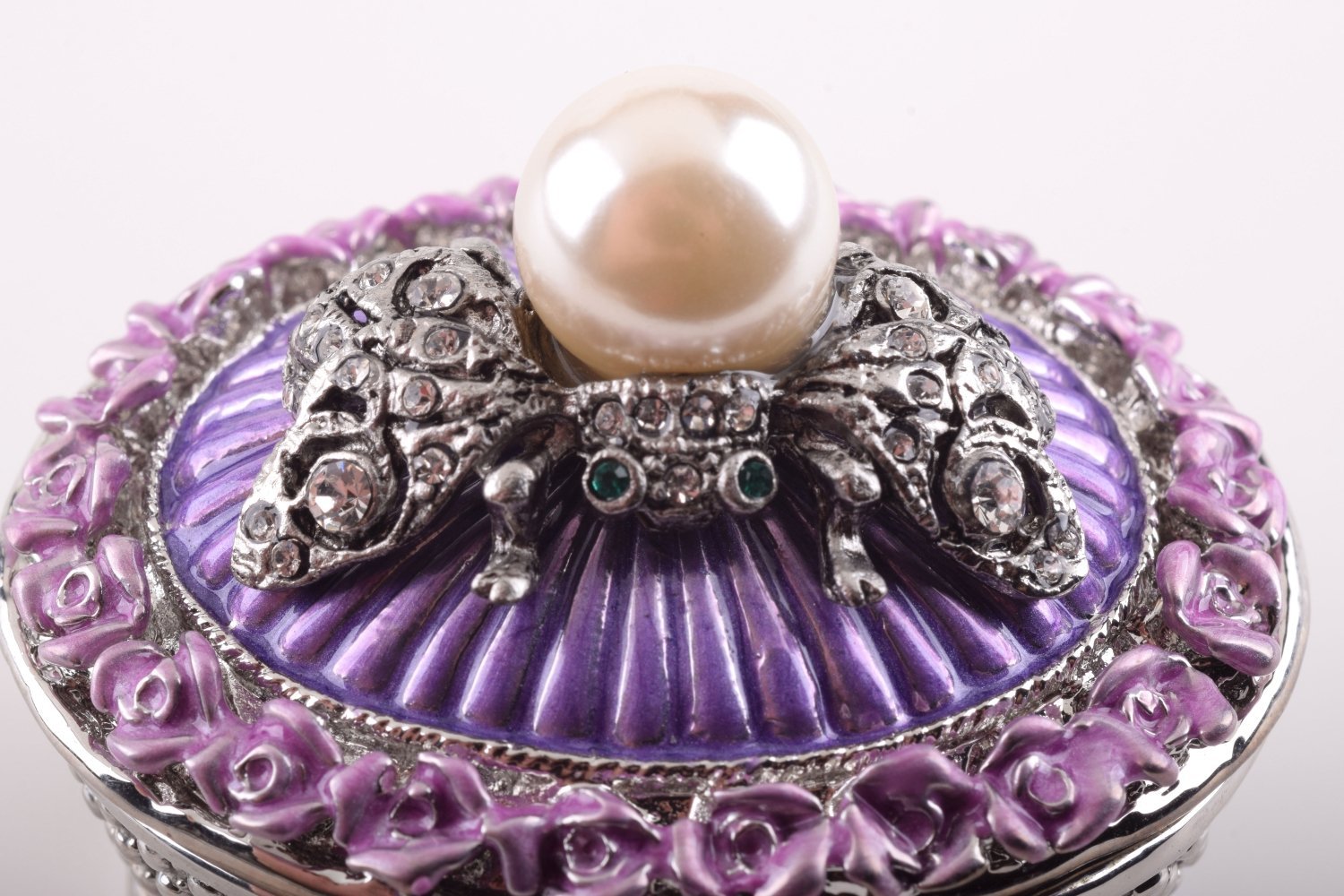 Keren Kopal Purple Box with Pearl