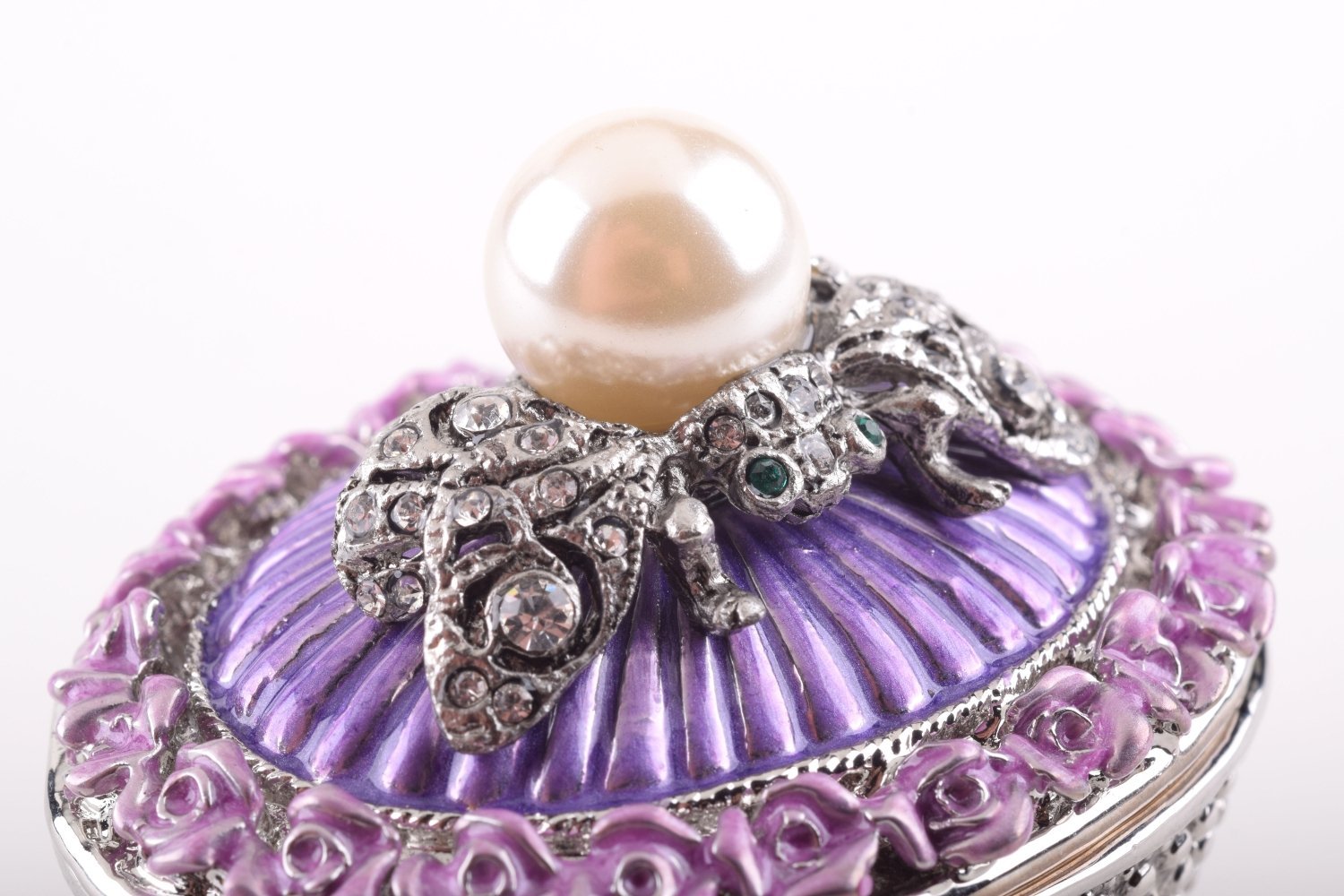 Keren Kopal Purple Box with Pearl