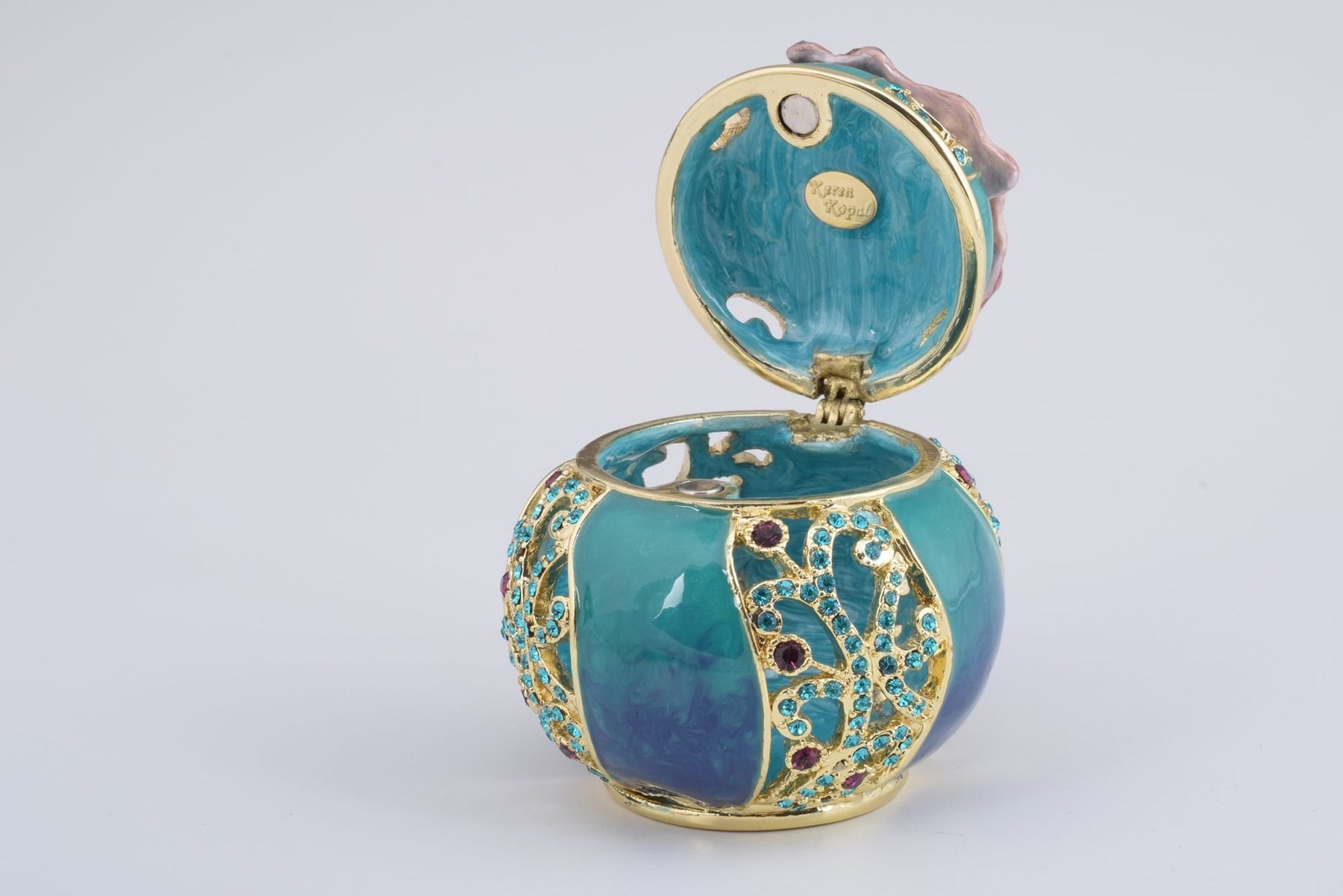 Keren Kopal Purple Flower Vase Box