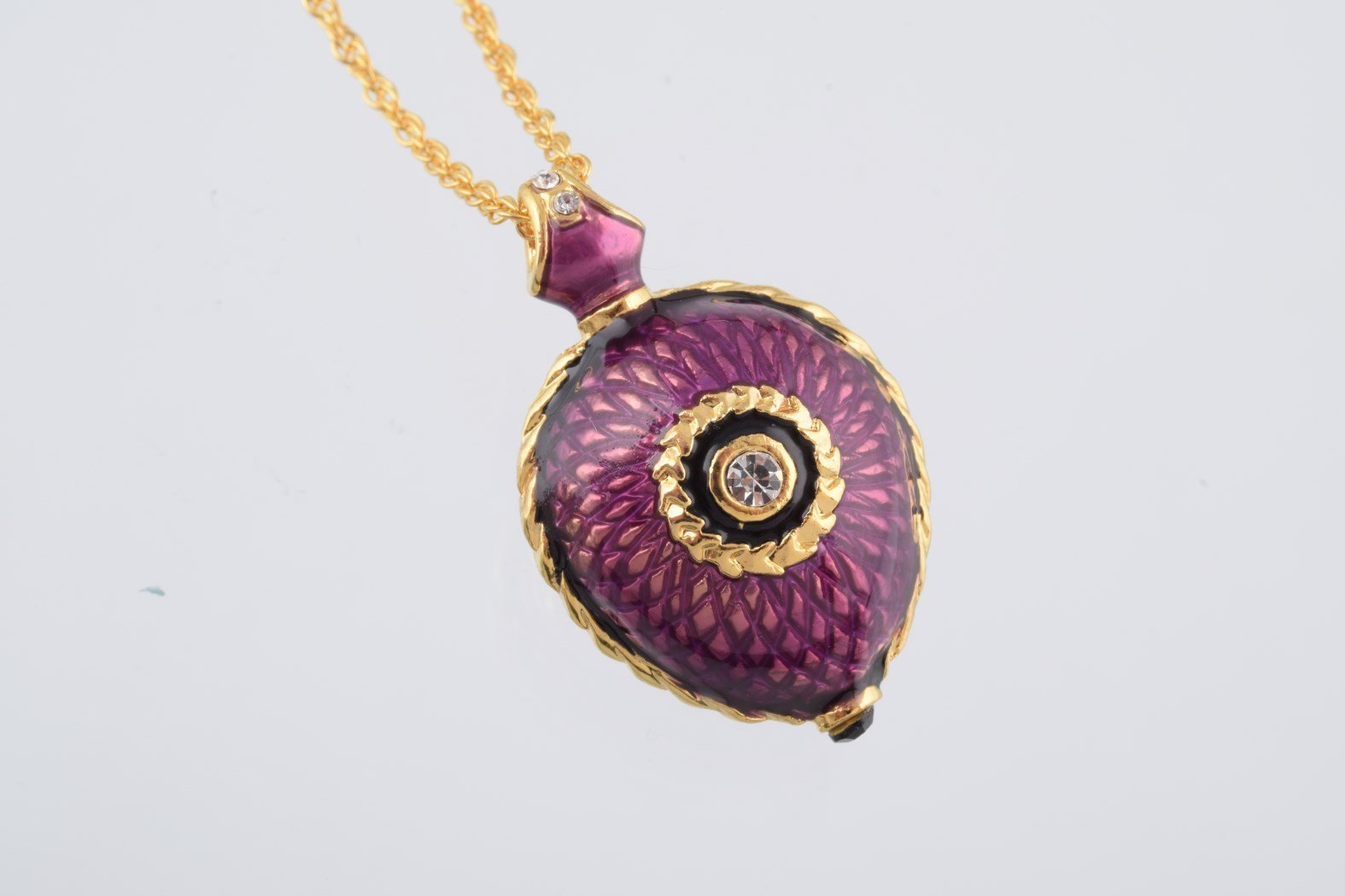 Keren Kopal Purple Love Egg Pendant Necklace