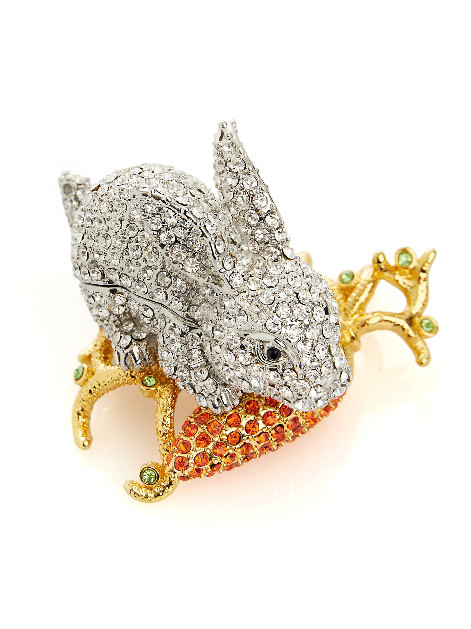 Keren Kopal Rabbit with Carrot Trinket Box