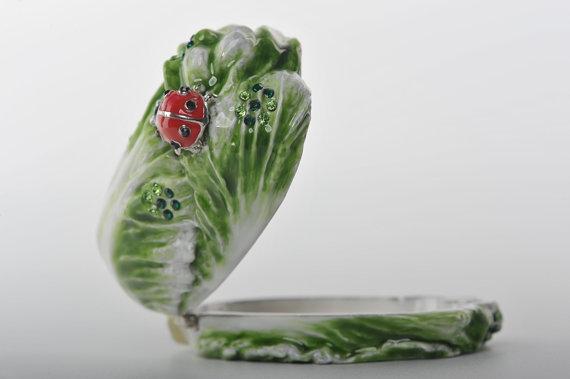 Keren Kopal Red Beetle on Green Cabbage