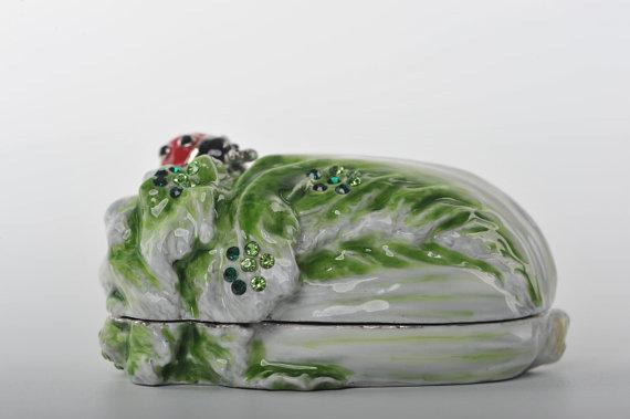 Keren Kopal Red Beetle on Green Cabbage