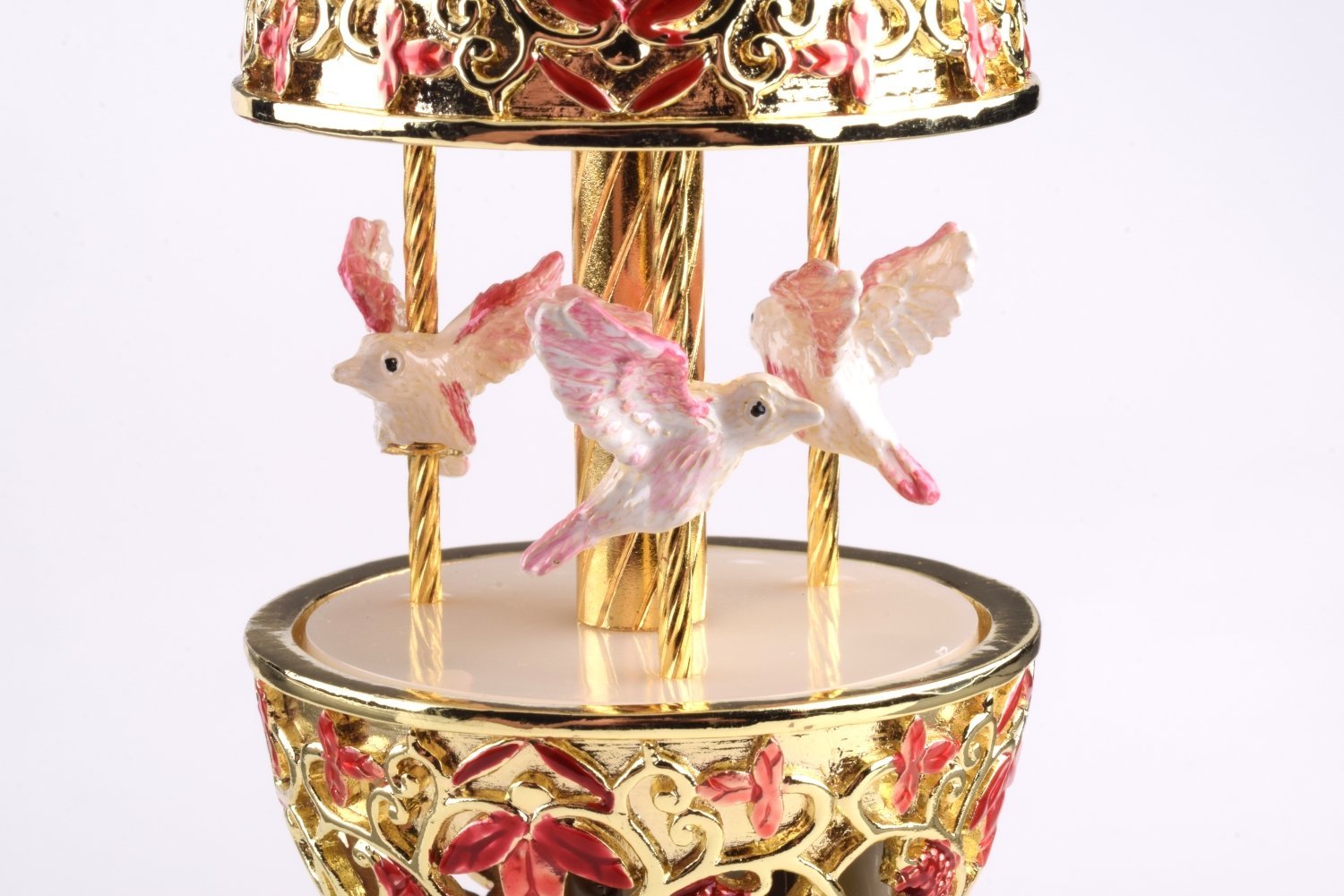 Keren Kopal Red Faberge Egg with Doves