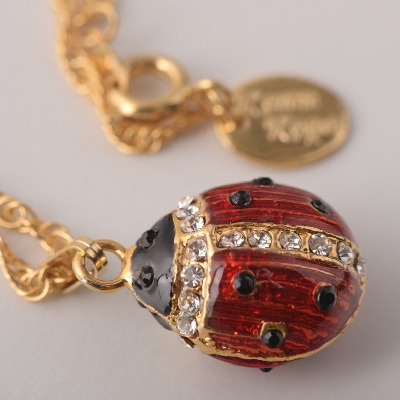 Keren Kopal Red Ladybug Pendant Necklace