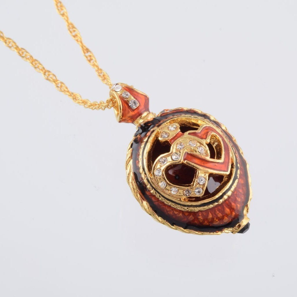 Keren Kopal Red Love Egg Pendant Necklace