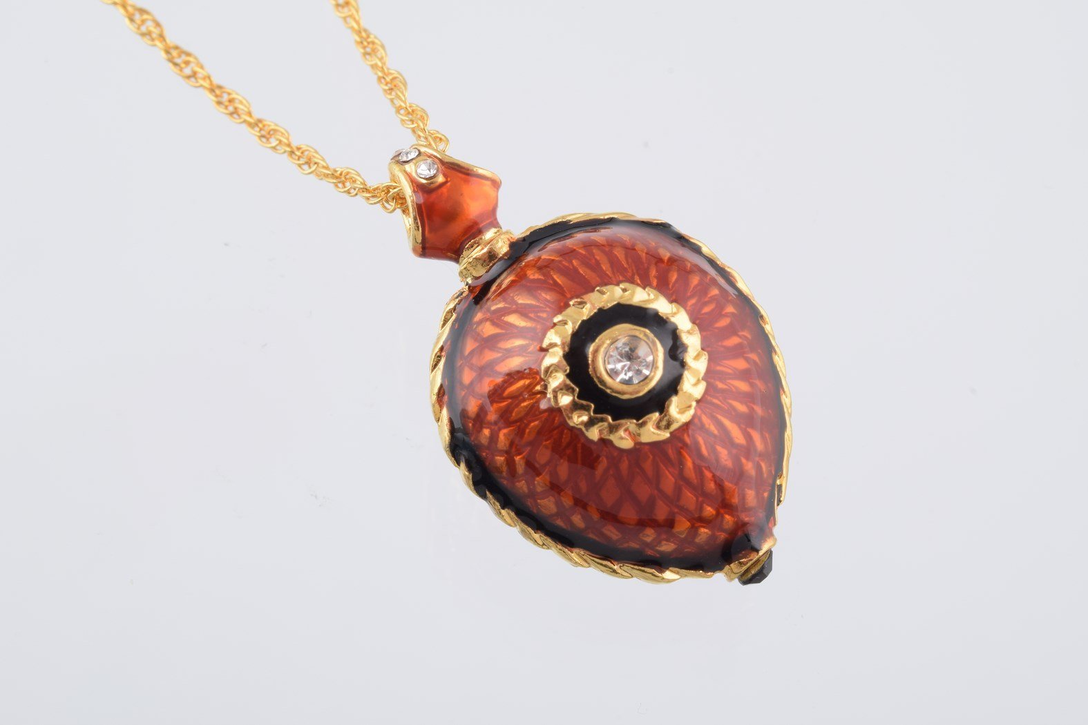 Keren Kopal Red Love Egg Pendant Necklace