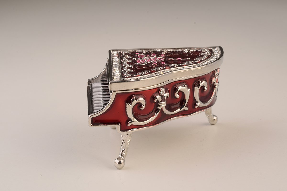 Keren Kopal Red Piano Trinket Box