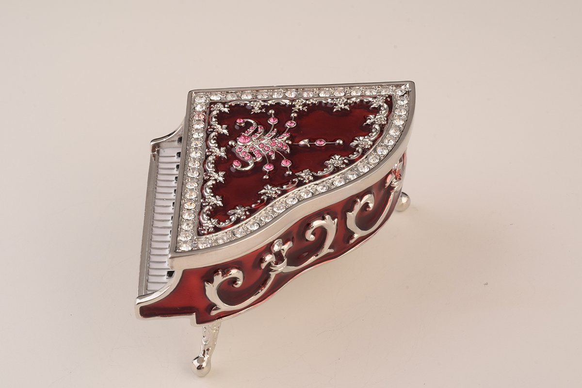 Keren Kopal Red Piano Trinket Box