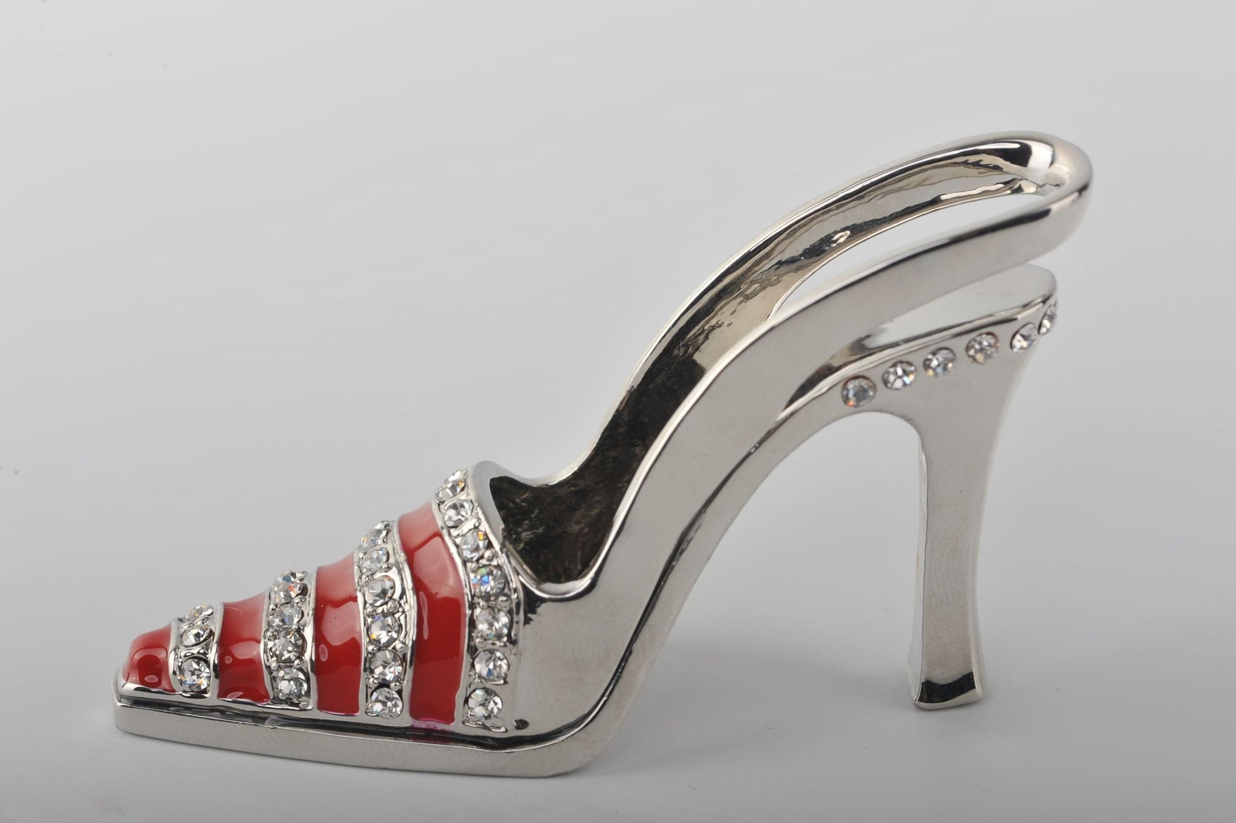 Keren Kopal Red Silver Lady Trinket Shoe