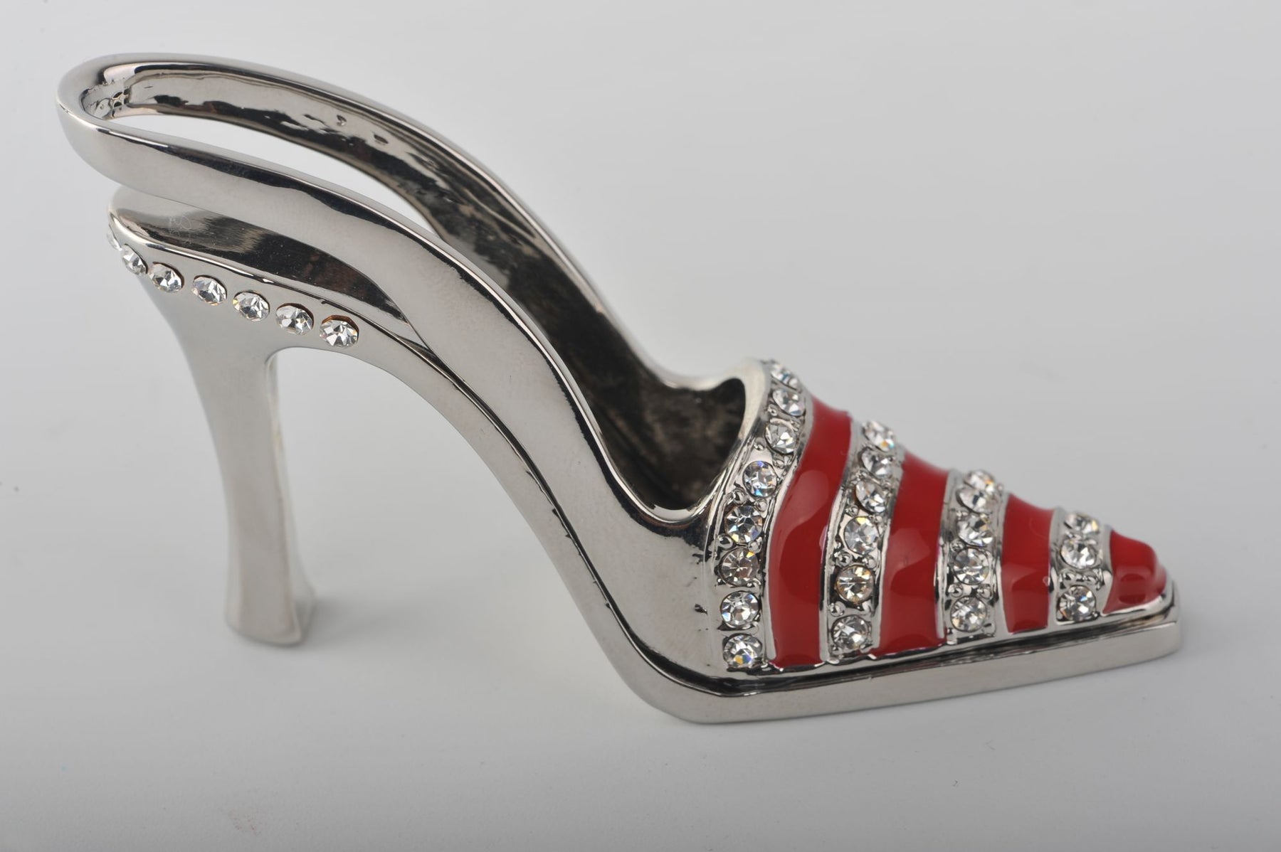 Keren Kopal Red Silver Lady Trinket Shoe