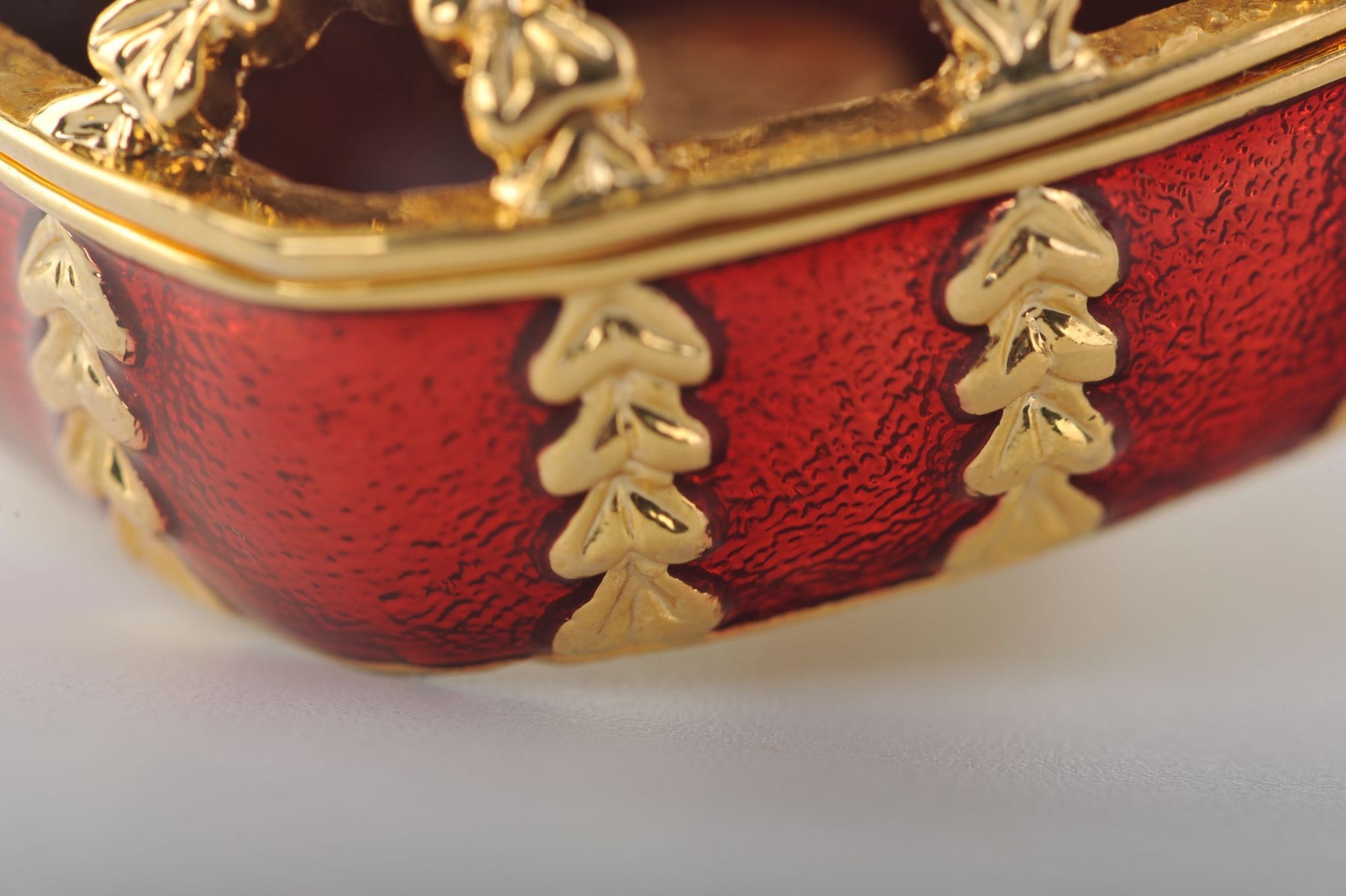 Keren Kopal Shiny Heart Trinket Box