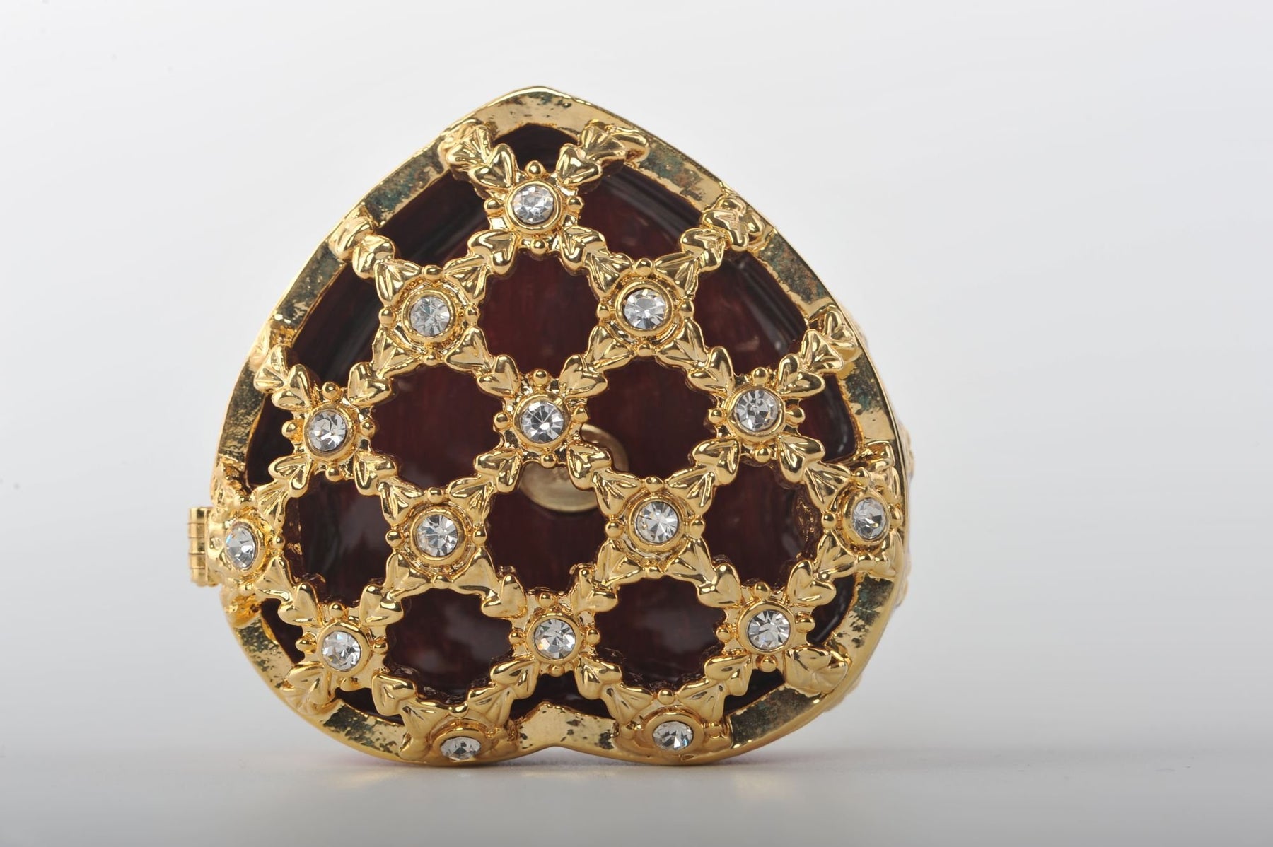 Keren Kopal Shiny Heart Trinket Box