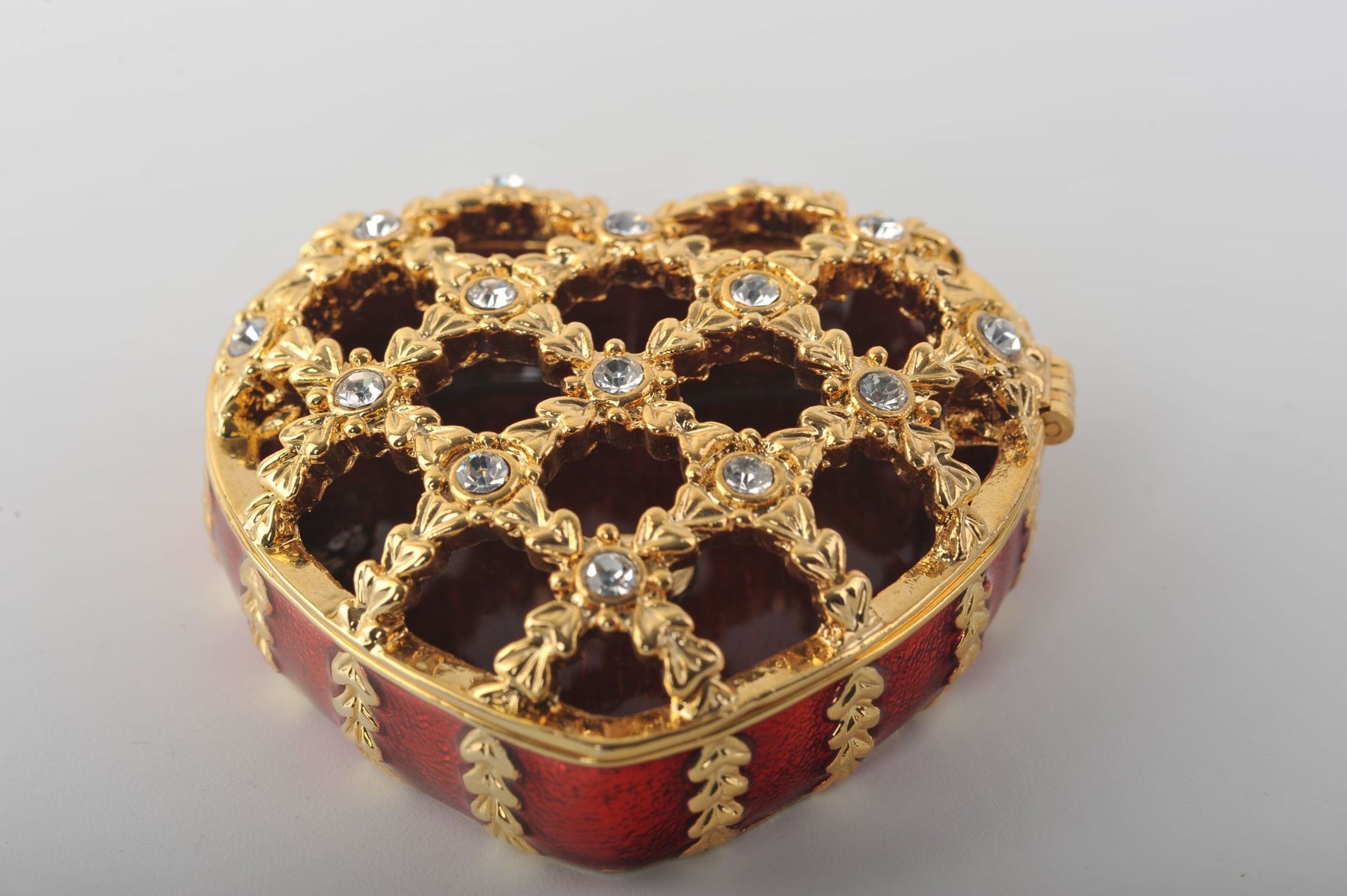 Keren Kopal Shiny Heart Trinket Box