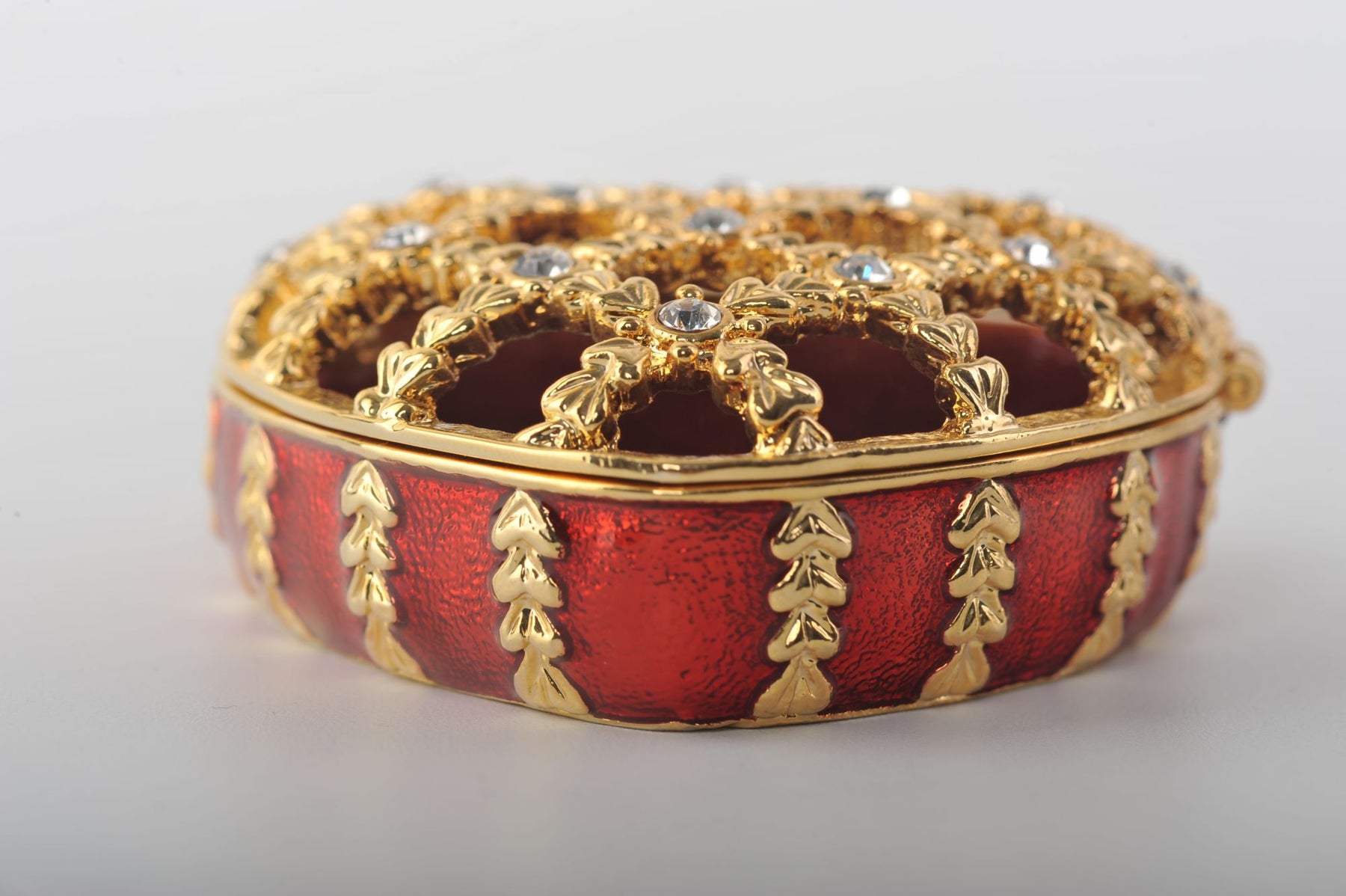 Keren Kopal Shiny Heart Trinket Box