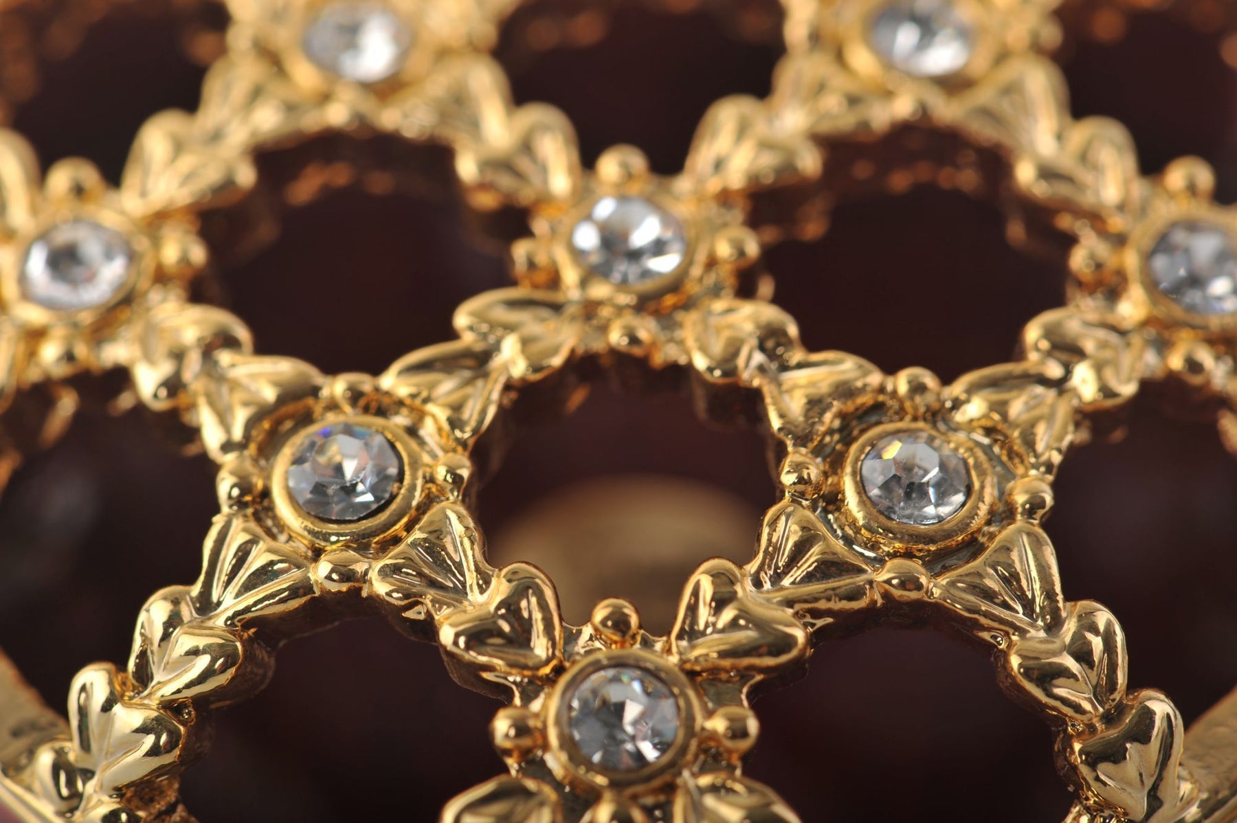 Keren Kopal Shiny Heart Trinket Box