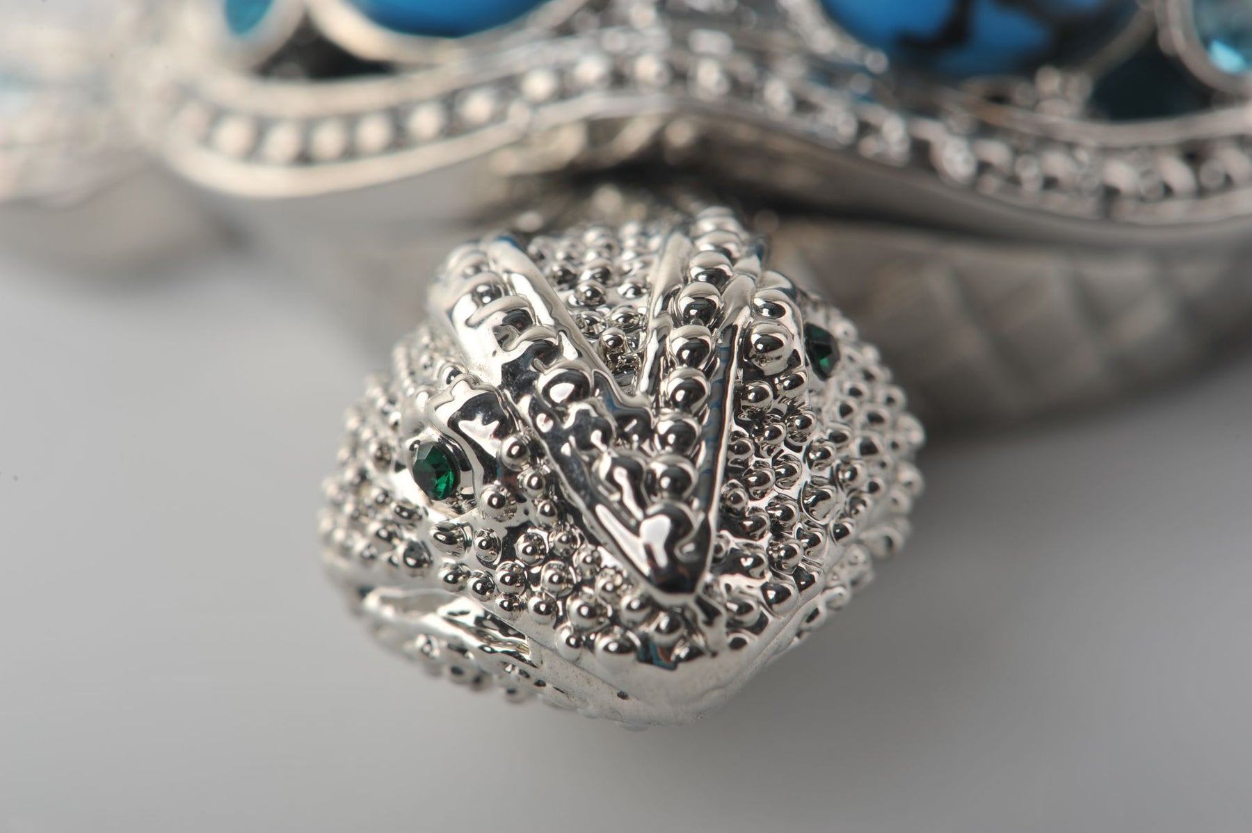 Keren Kopal Silver Blue Turtle