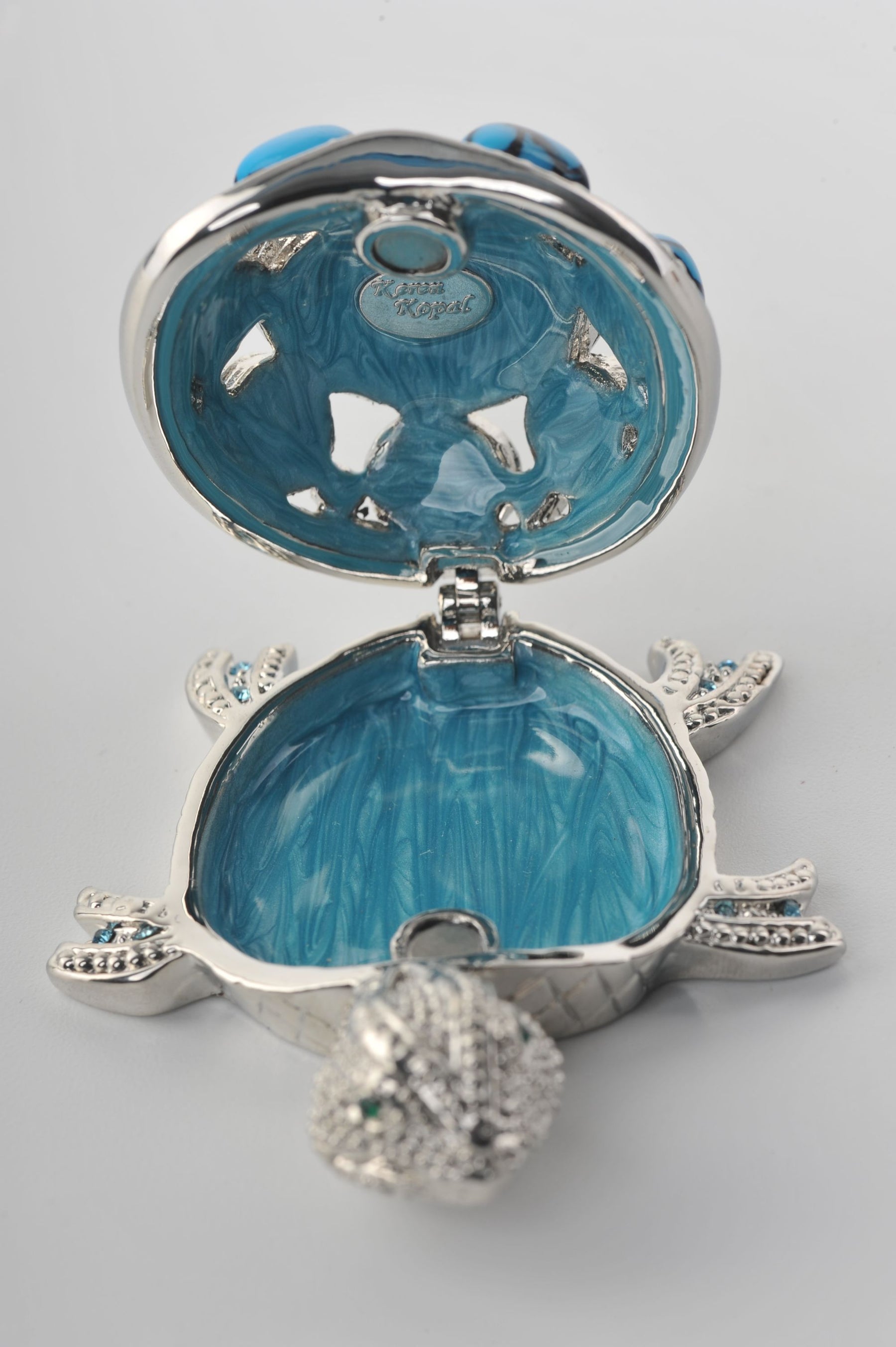 Keren Kopal Silver Blue Turtle