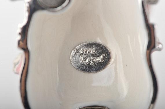 Keren Kopal Silver Elephant Holding an Umbrella