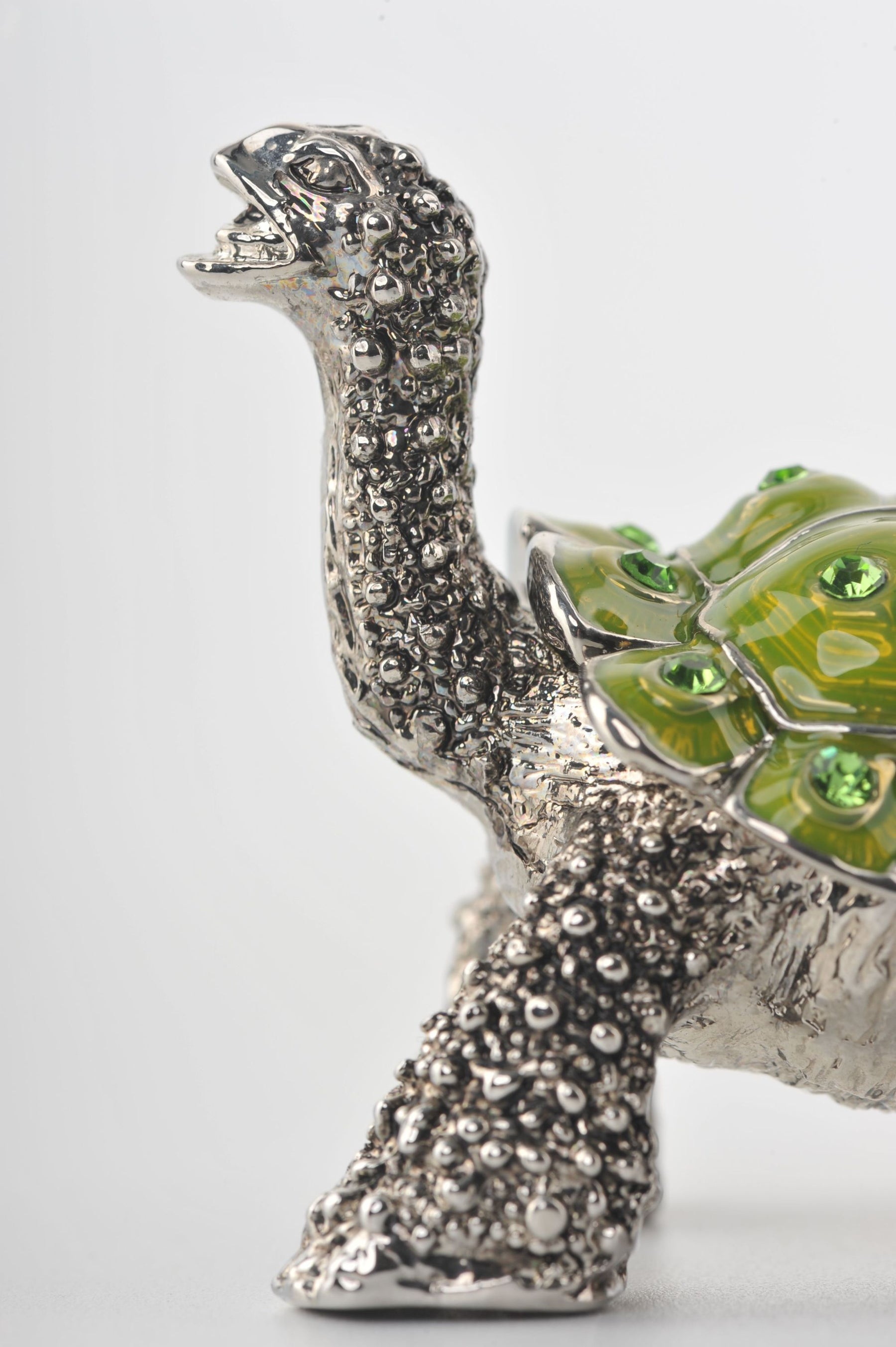 Keren Kopal Silver & Green Turtle