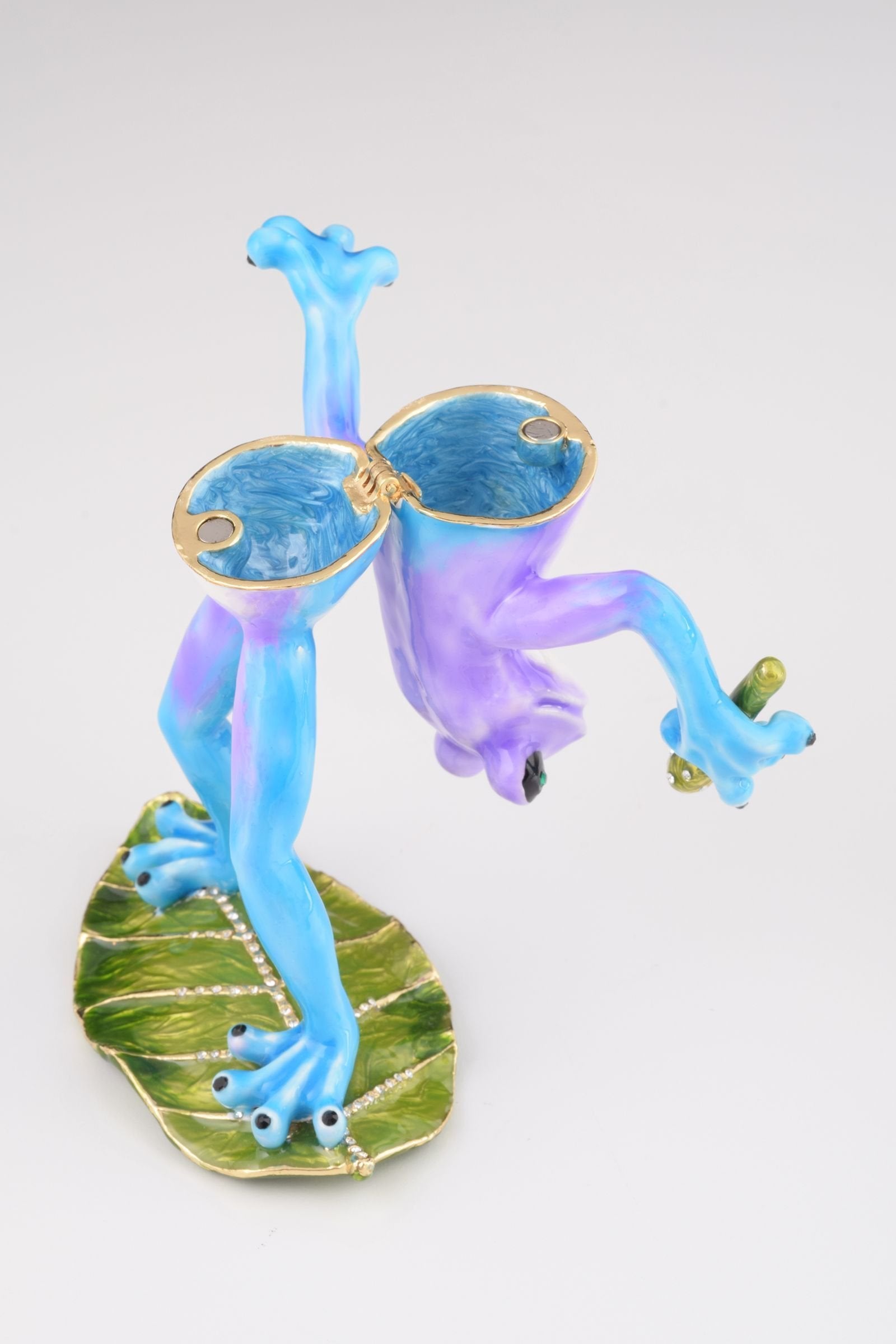 Keren Kopal Singing Frog on a Leaf