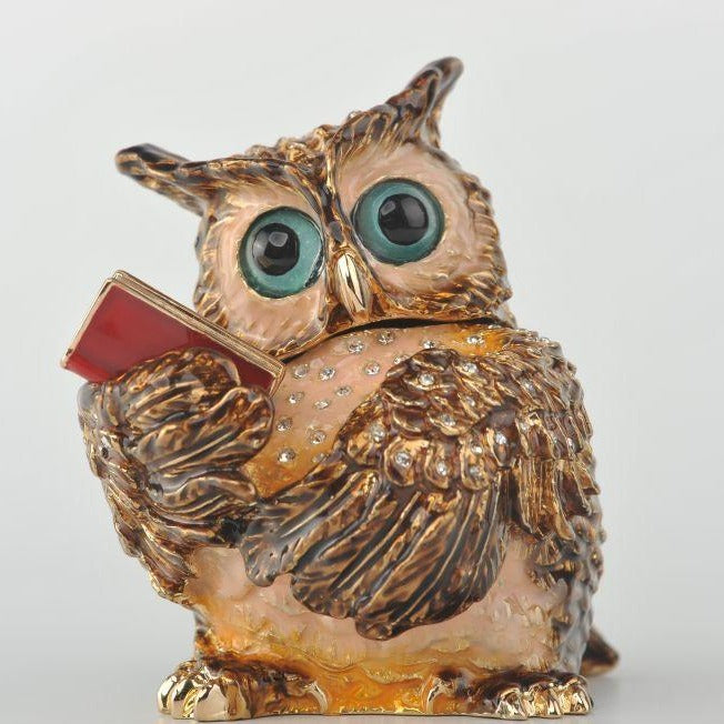 Keren Kopal Sophisticated Owl with a Book