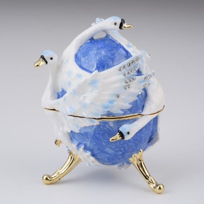 Keren Kopal Swans Faberge Egg