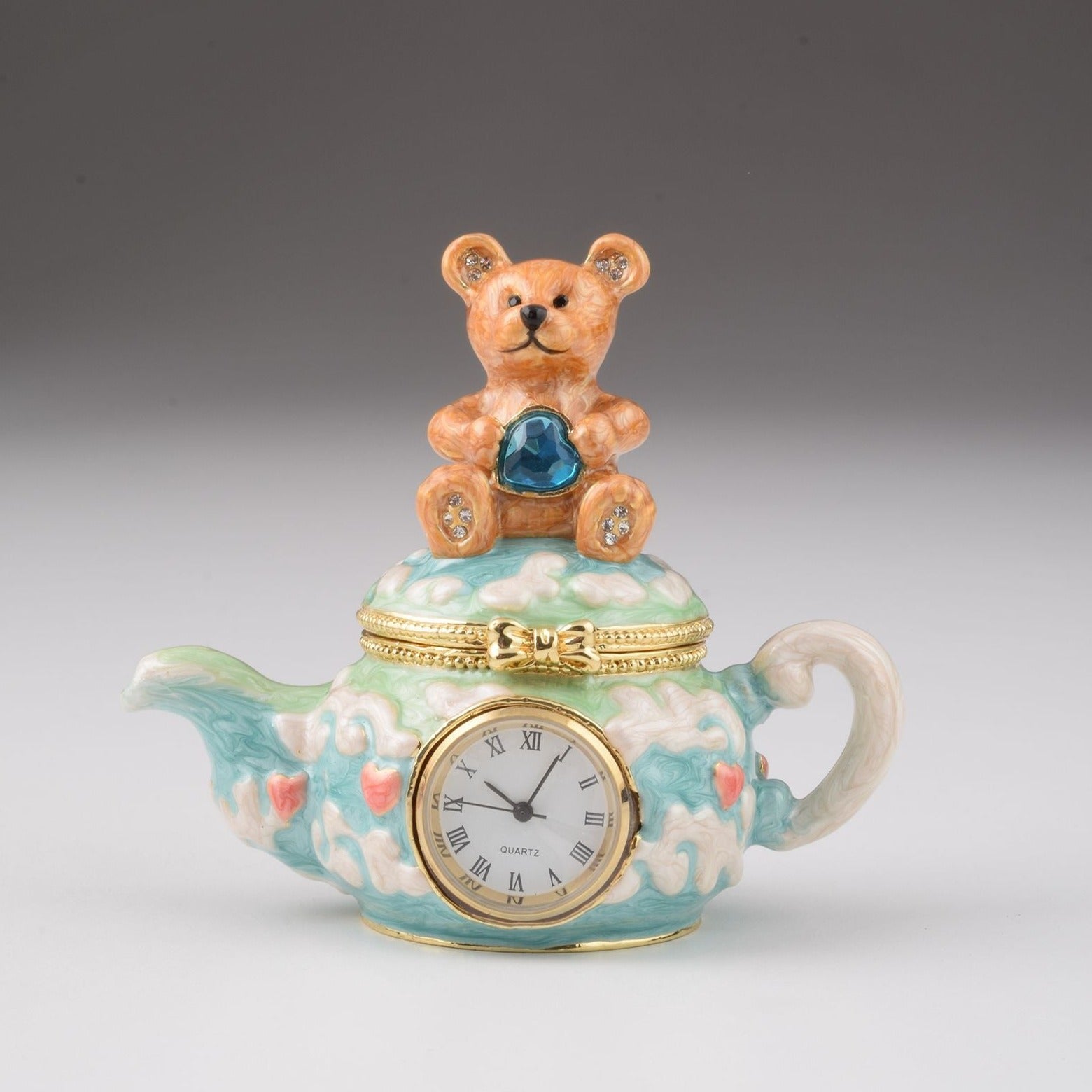 Keren Kopal Teddy Bear Sitting on a Teapot