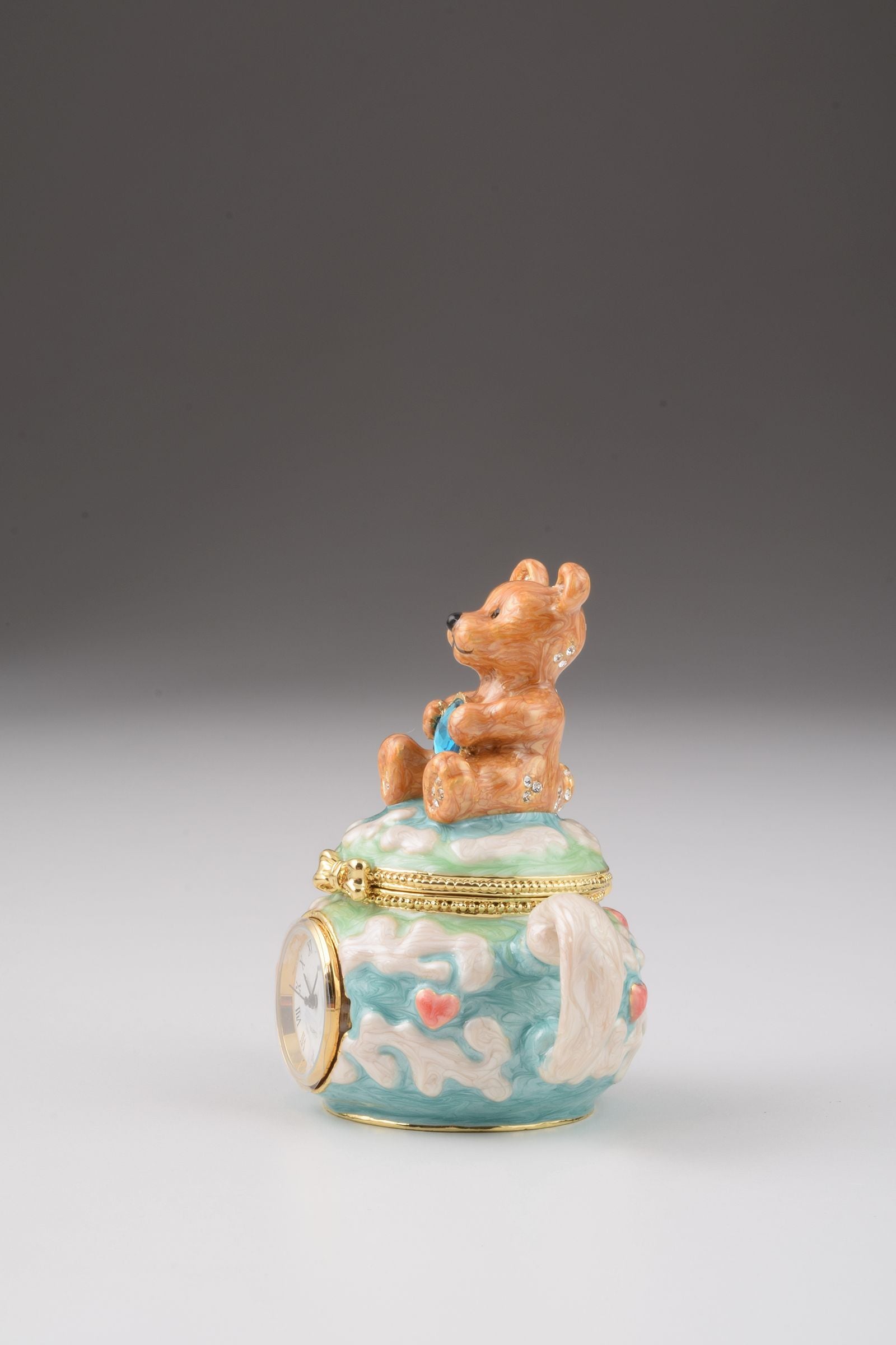 Keren Kopal Teddy Bear Sitting on a Teapot